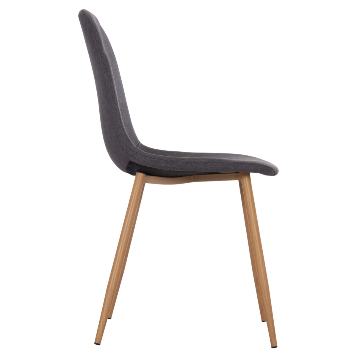 ΚΑΡΕΚΛΑ LEONARDO HM00100.10  ΜΕ ΜΕΤΑΛΛΙΚΑ ΠΟΔΙΑ & ΥΦΑΣΜΑ ΓΚΡΙ  45x51.5x85Υεκ. - Image 4