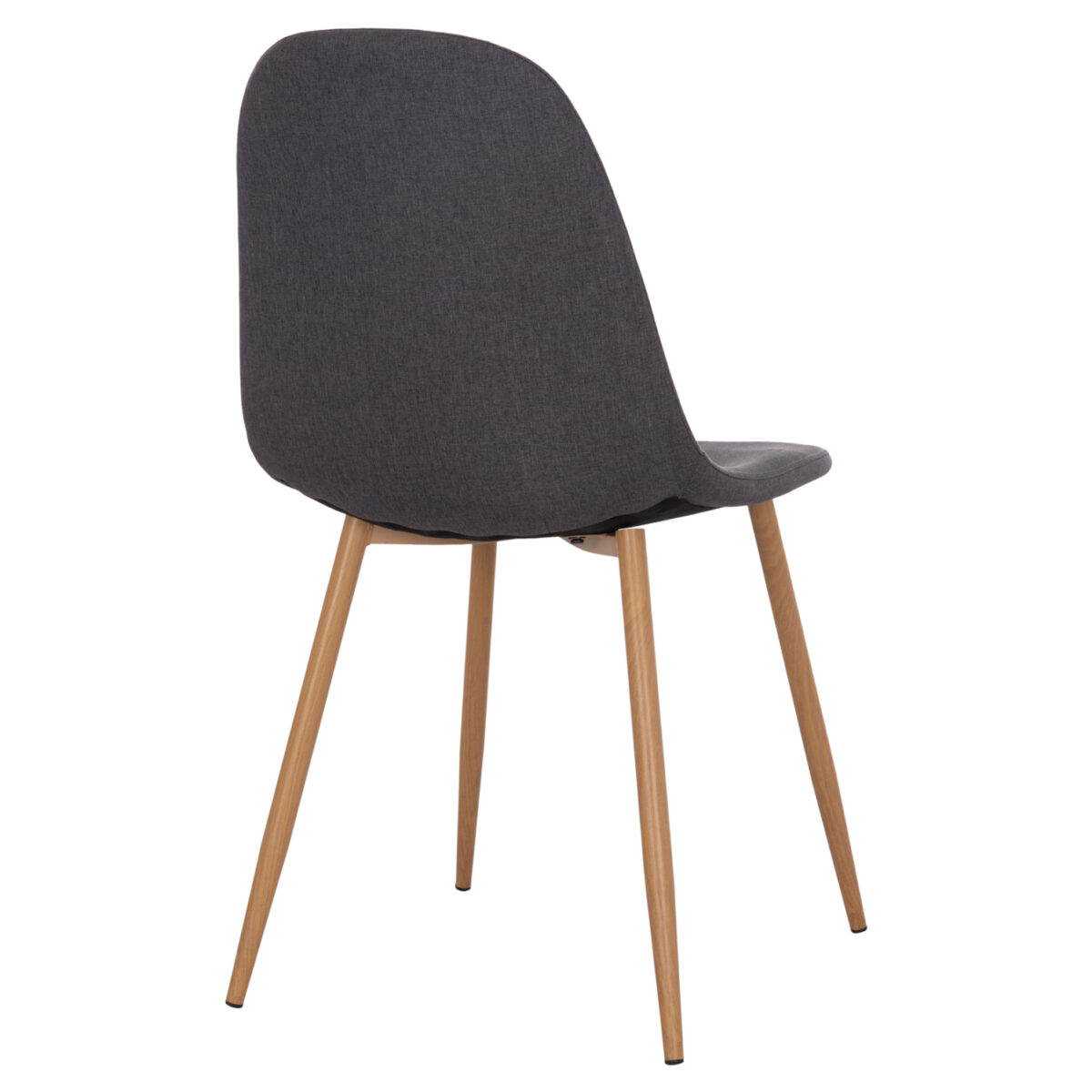 ΚΑΡΕΚΛΑ LEONARDO HM00100.10  ΜΕ ΜΕΤΑΛΛΙΚΑ ΠΟΔΙΑ & ΥΦΑΣΜΑ ΓΚΡΙ  45x51.5x85Υεκ. - Image 5