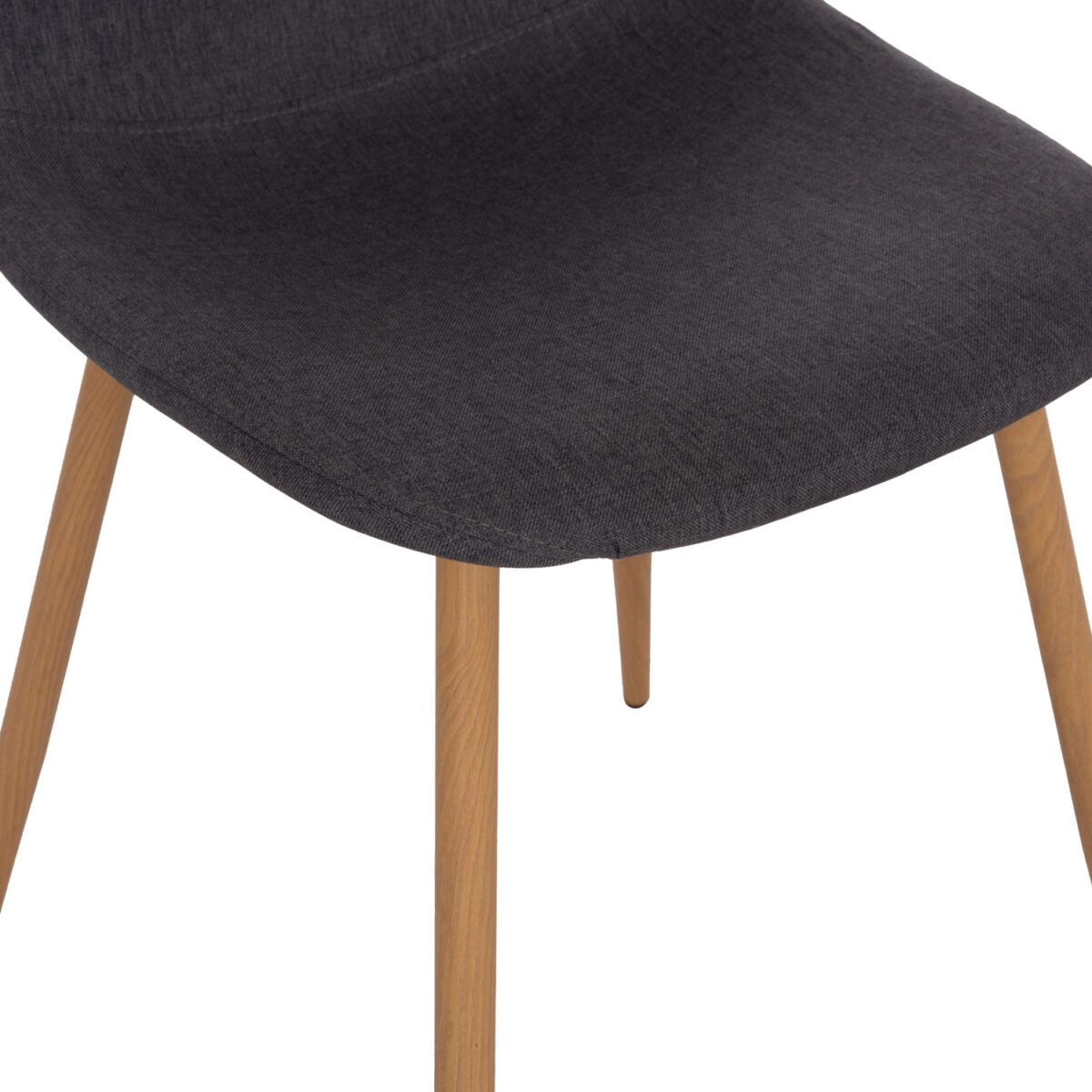 ΚΑΡΕΚΛΑ LEONARDO HM00100.10  ΜΕ ΜΕΤΑΛΛΙΚΑ ΠΟΔΙΑ & ΥΦΑΣΜΑ ΓΚΡΙ  45x51.5x85Υεκ. - Image 8