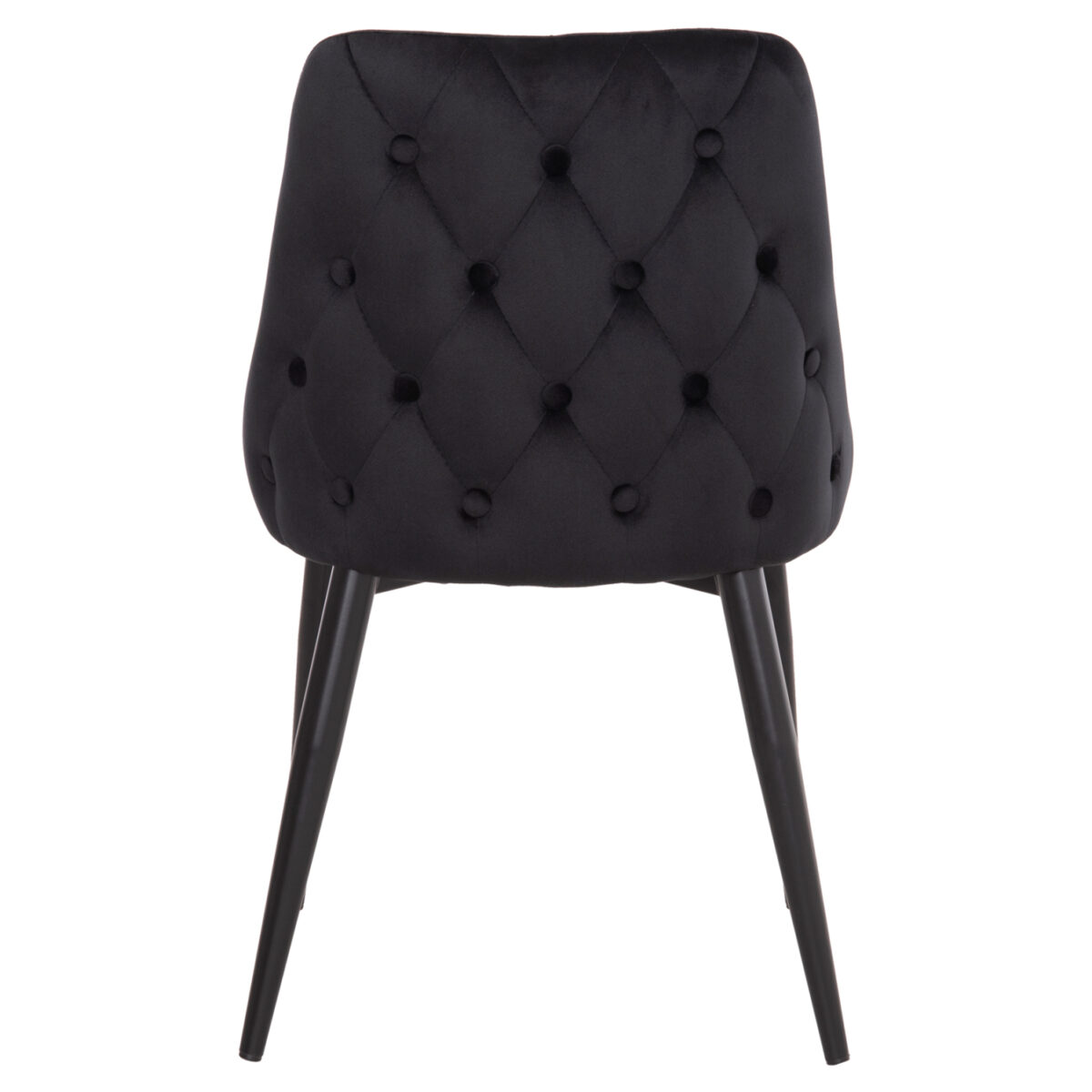 ΚΑΡΕΚΛΑ SERENITY HM8527.14 ΒΕΛΟΥΔΟ ΜΑΥΡΟ ΜΕ ΜΑΥΡΑ ΜΕΤΑΛΛΙΚΑ ΠΟΔΙΑ 51x54x83,5Υεκ. - Image 6