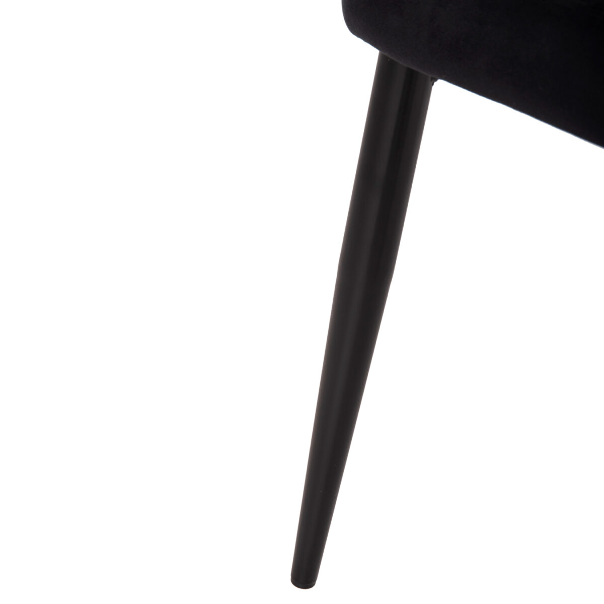 ΚΑΡΕΚΛΑ SERENITY HM8527.14 ΒΕΛΟΥΔΟ ΜΑΥΡΟ ΜΕ ΜΑΥΡΑ ΜΕΤΑΛΛΙΚΑ ΠΟΔΙΑ 51x54x83,5Υεκ. - Image 9