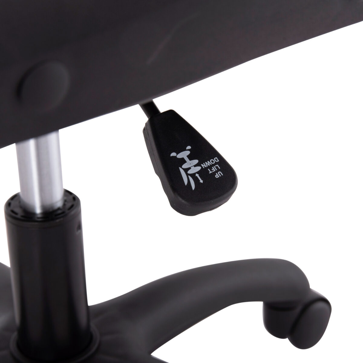 ΚΑΡΕΚΛΑ ΓΡΑΦΕΙΟΥ PORTIMA HM1197.03 ΓΚΡΙ PVC-ΜΑΥΡΟΣ NYLON ΣΚΕΛΕΤΟΣ & ΒΑΣΗ 66.5x60x97Υεκ - Image 9