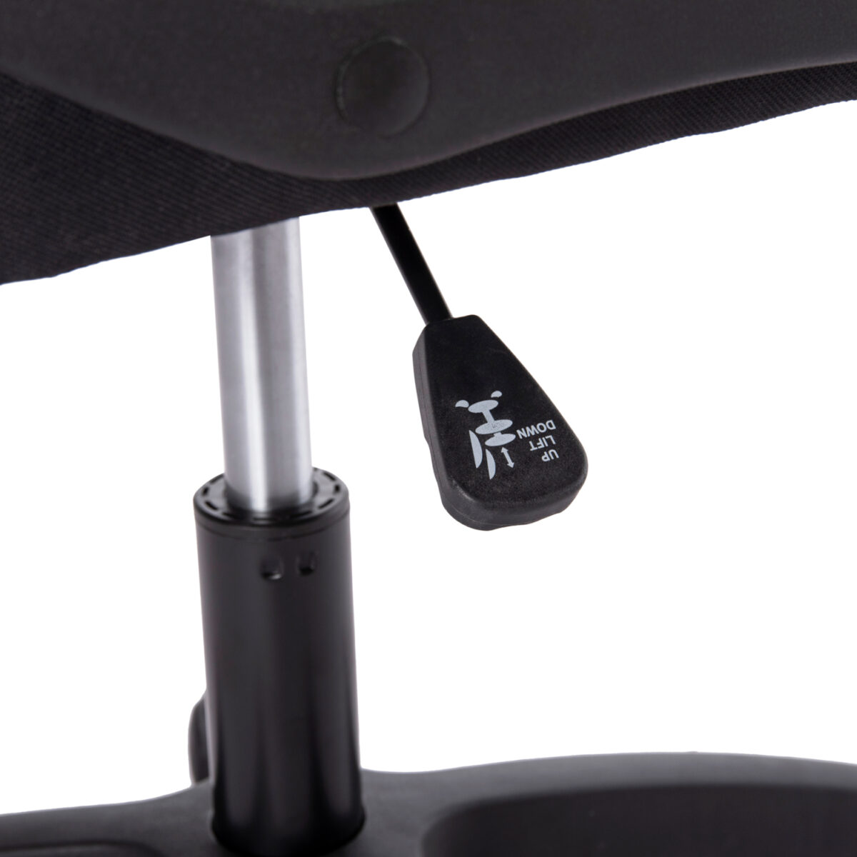 ΚΑΡΕΚΛΑ ΓΡΑΦΕΙΟΥ NIMBLE HM1199.11 ΜΑΥΡΟ ΥΦΑΣΜΑ-ΜΑΥΡΟΣ ΣΚΕΛΕΤΟΣ & ΒΑΣΗ 59x64x122Υεκ - Image 9