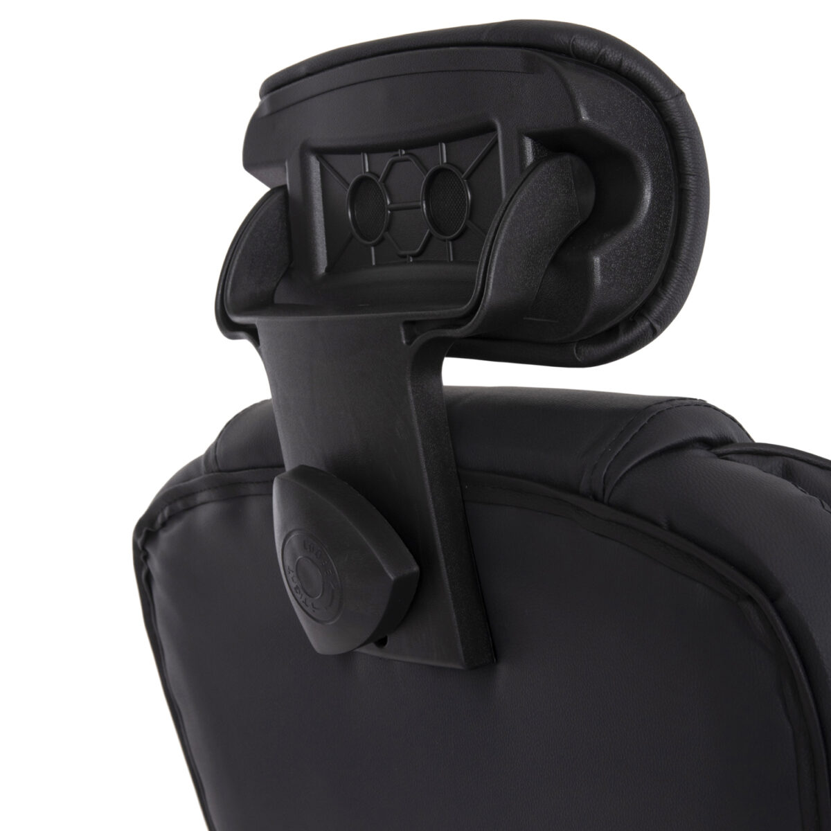 ΚΑΡΕΚΛΑ ΓΡΑΦΕΙΟΥ OCTAVIUS HM1202 ΜΑΥΡΟ PVC & NYLON-ΜΕΤΑΛ.ΧΡΩΜΙΟ ΒΑΣΗ 63x73x129Υεκ - Image 9