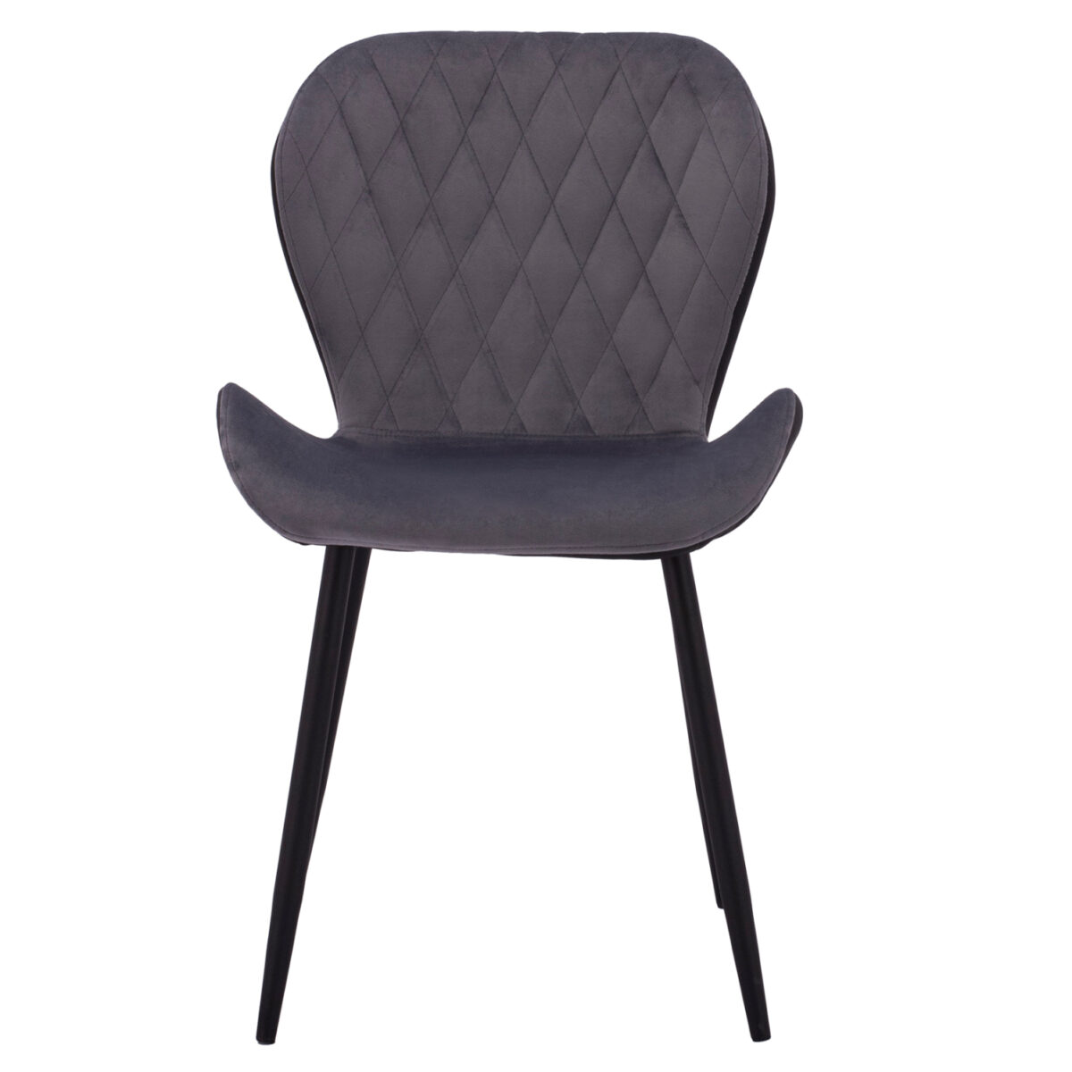 ΚΑΡΕΚΛΑ ADALYN ΜΕ ΜΑΥΡΟ PU ΚΑΙ ΓΚΡΙ ΒΕΛΟΥΔΟ HM8729.01 51x58x82Υ εκ. - Image 3