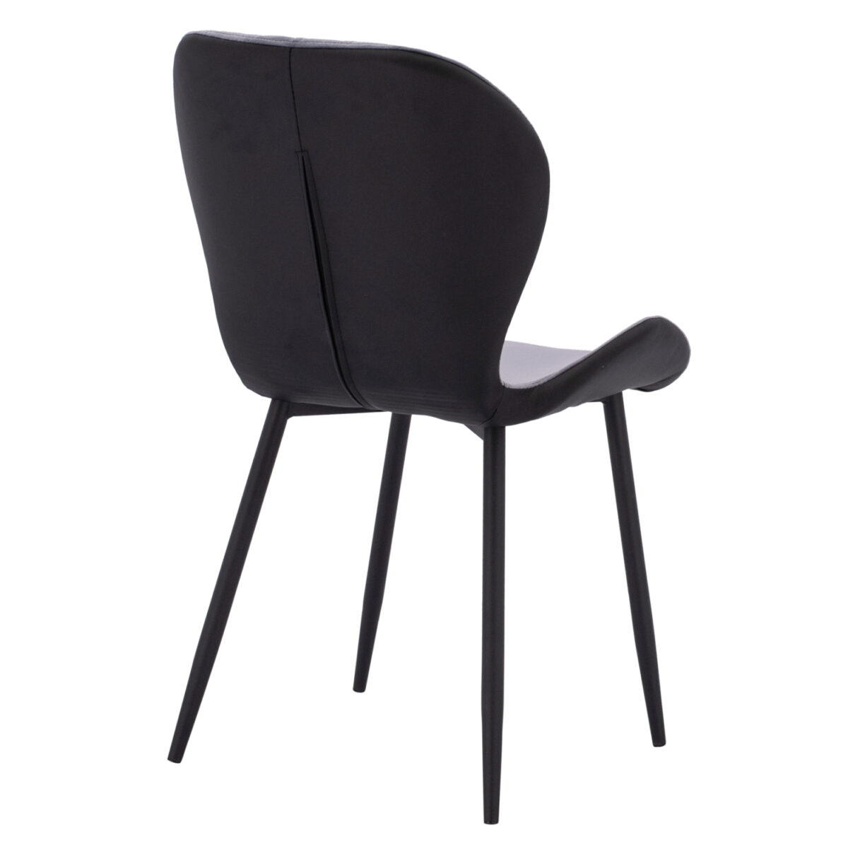 ΚΑΡΕΚΛΑ ADALYN ΜΕ ΜΑΥΡΟ PU ΚΑΙ ΓΚΡΙ ΒΕΛΟΥΔΟ HM8729.01 51x58x82Υ εκ. - Image 5