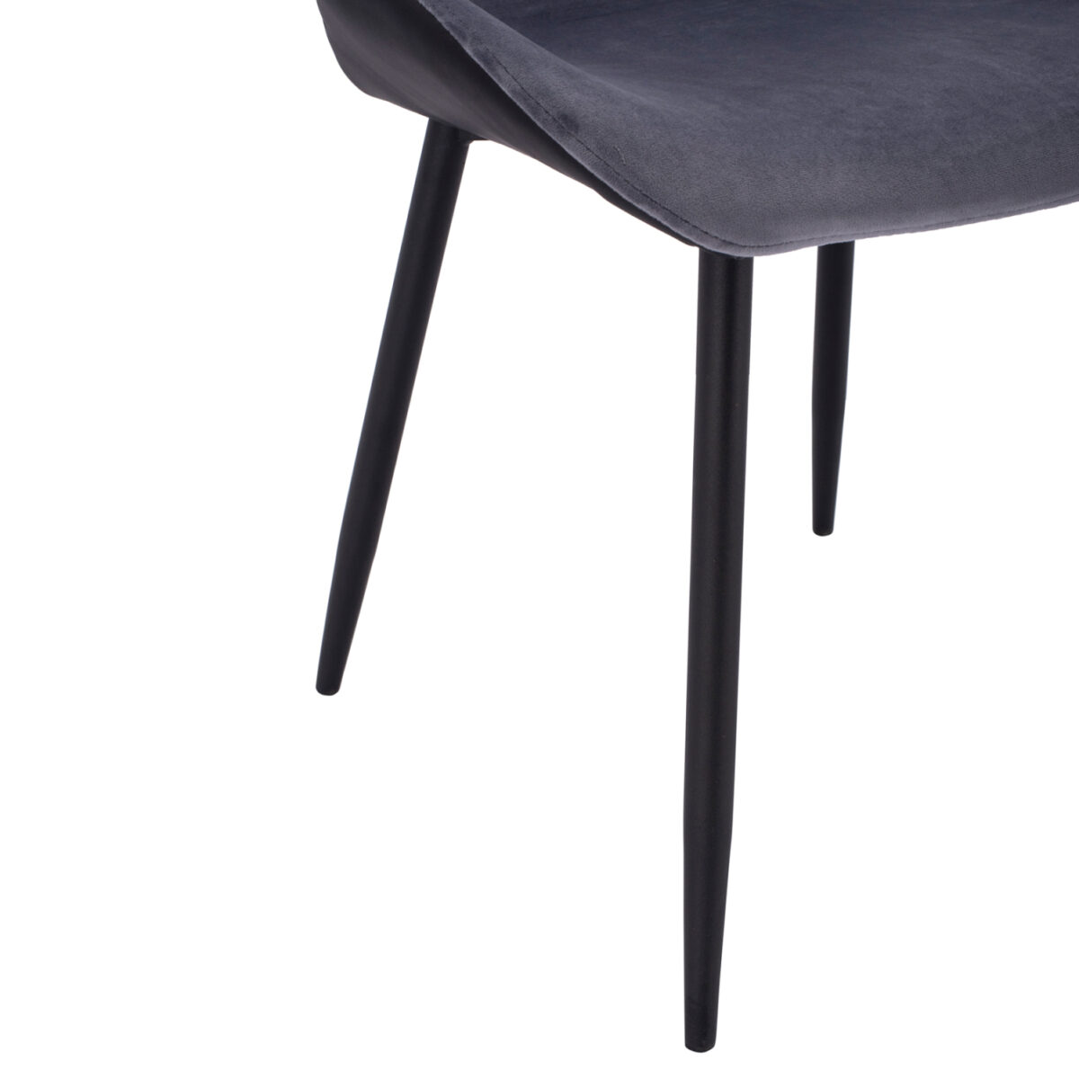 ΚΑΡΕΚΛΑ ADALYN ΜΕ ΜΑΥΡΟ PU ΚΑΙ ΓΚΡΙ ΒΕΛΟΥΔΟ HM8729.01 51x58x82Υ εκ. - Image 8