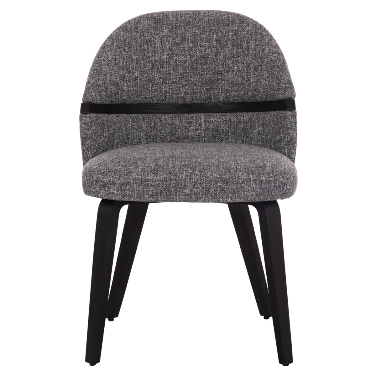 ΚΑΡΕΚΛΑ ΤΡΑΠΕΖΑΡΙΑΣ DEKKER HM18249.02 PLYWOOD ΜΑΥΡΟ--ΥΦΑΣΜΑ ΓΚΡΙ 50x60x80Υεκ. - Image 3