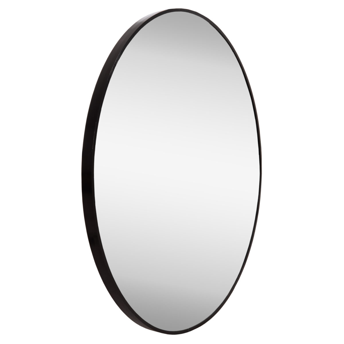 ΚΑΘΡΕΠΤΗΣ ΤΟΙΧΟΥ ΣΕΙΡΑ ARCHER HM4498.01 ΠΛΑΙΣΙΟ ΣΤΡΟΓΓΥΛΟ ΑΛΟΥΜΙΝΙΟΥ ΜΑΥΡΟ Φ80εκ - Image 3