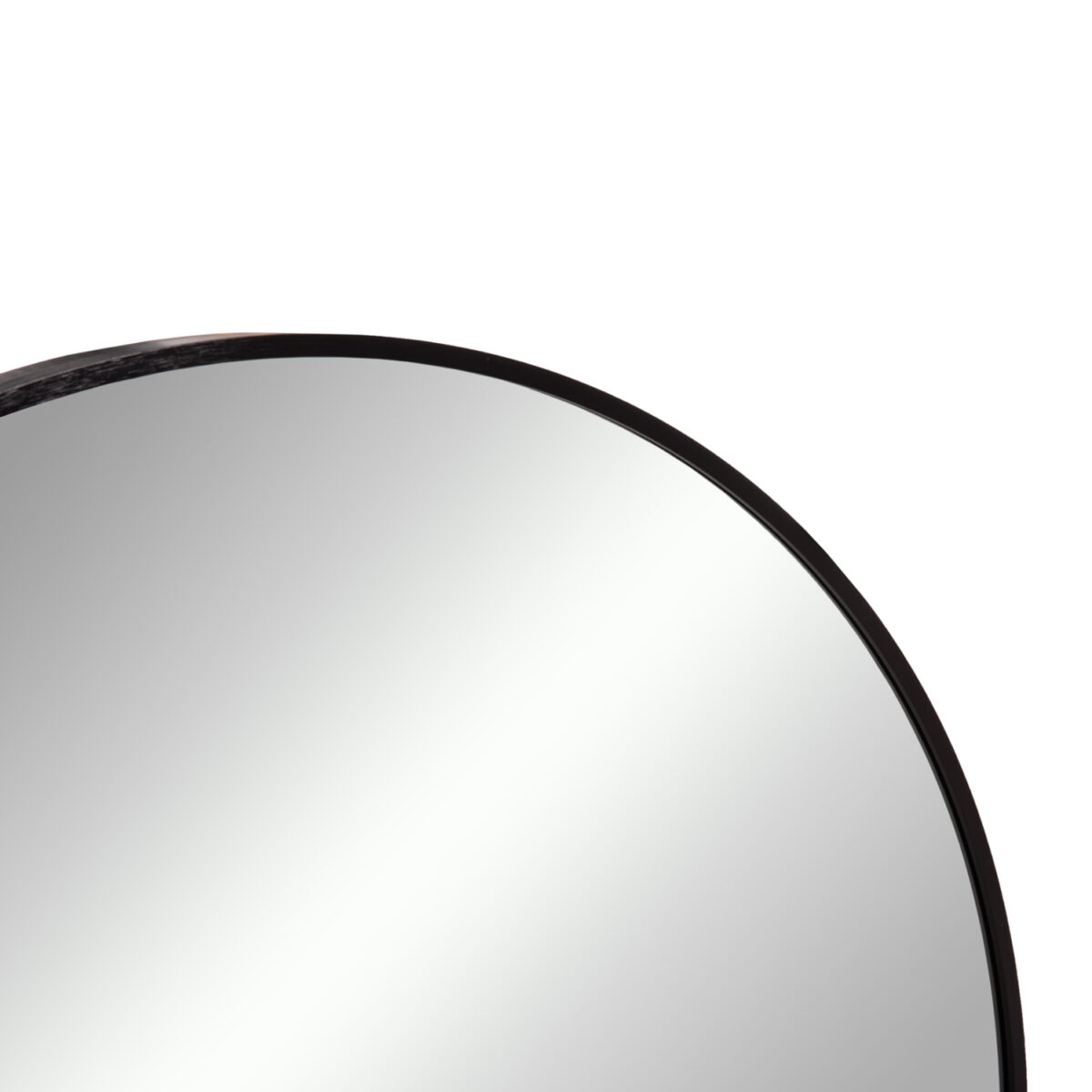 ΚΑΘΡΕΠΤΗΣ ΤΟΙΧΟΥ ΣΕΙΡΑ ARCHER HM4498.01 ΠΛΑΙΣΙΟ ΣΤΡΟΓΓΥΛΟ ΑΛΟΥΜΙΝΙΟΥ ΜΑΥΡΟ Φ80εκ - Image 4