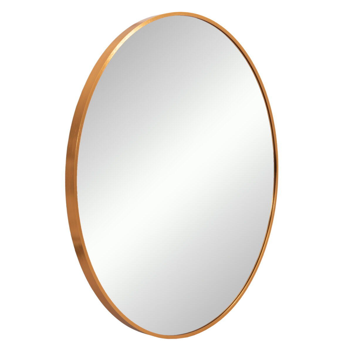 ΚΑΘΡΕΠΤΗΣ ΤΟΙΧΟΥ ΣΕΙΡΑ ARCHER HM4498.30 ΠΛΑΙΣΙΟ ΣΤΡΟΓΓΥΛΟ ΑΛΟΥΜΙΝΙΟΥ ΧΡΥΣΟ Φ80εκ - Image 3