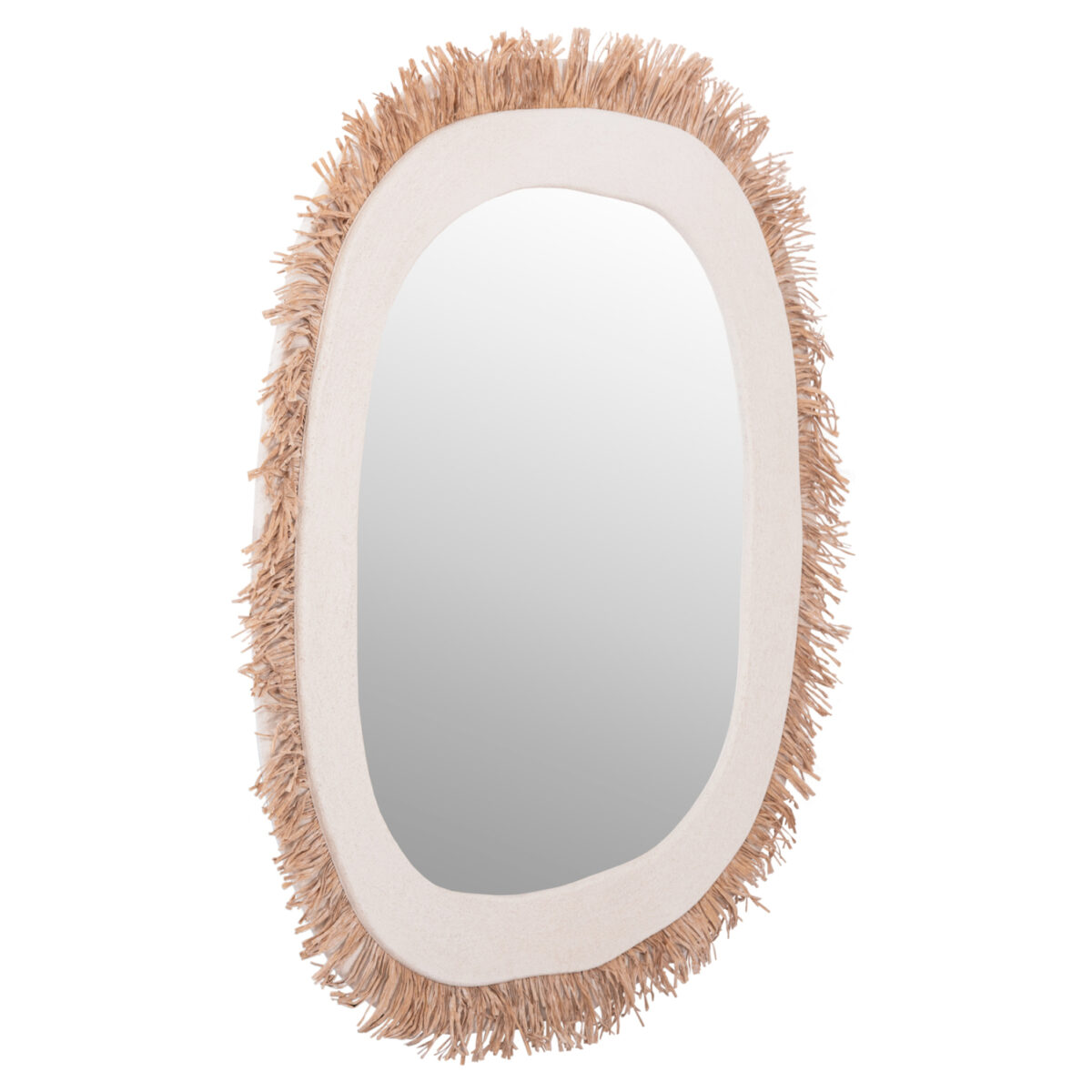 ΚΑΘΡΕΠΤΗΣ ΤΟΙΧΟΥ ΣΕΙΡΑ SANTORINI HM4527 MDF ΥΠΟΛΕΥΚΟ-ΔΙΑΚΟΣΜΗΣΗ ΣΕ ΜΠΕΖ 78x1,8x78Υεκ. - Image 3