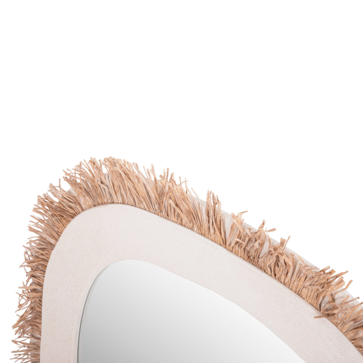 ΚΑΘΡΕΠΤΗΣ ΤΟΙΧΟΥ ΣΕΙΡΑ SANTORINI HM4527 MDF ΥΠΟΛΕΥΚΟ-ΔΙΑΚΟΣΜΗΣΗ ΣΕ ΜΠΕΖ 78x1,8x78Υεκ. - Image 4