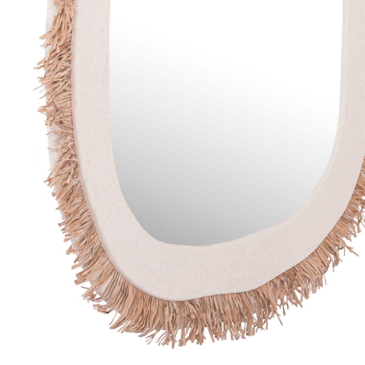 ΚΑΘΡΕΠΤΗΣ ΤΟΙΧΟΥ ΣΕΙΡΑ SANTORINI HM4527 MDF ΥΠΟΛΕΥΚΟ-ΔΙΑΚΟΣΜΗΣΗ ΣΕ ΜΠΕΖ 78x1,8x78Υεκ. - Image 5