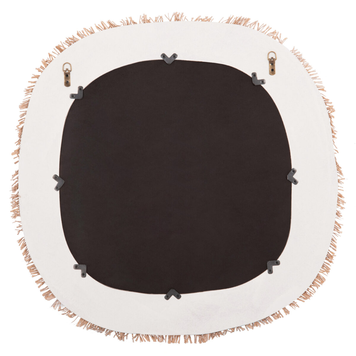 ΚΑΘΡΕΠΤΗΣ ΤΟΙΧΟΥ ΣΕΙΡΑ SANTORINI HM4527 MDF ΥΠΟΛΕΥΚΟ-ΔΙΑΚΟΣΜΗΣΗ ΣΕ ΜΠΕΖ 78x1,8x78Υεκ. - Image 6