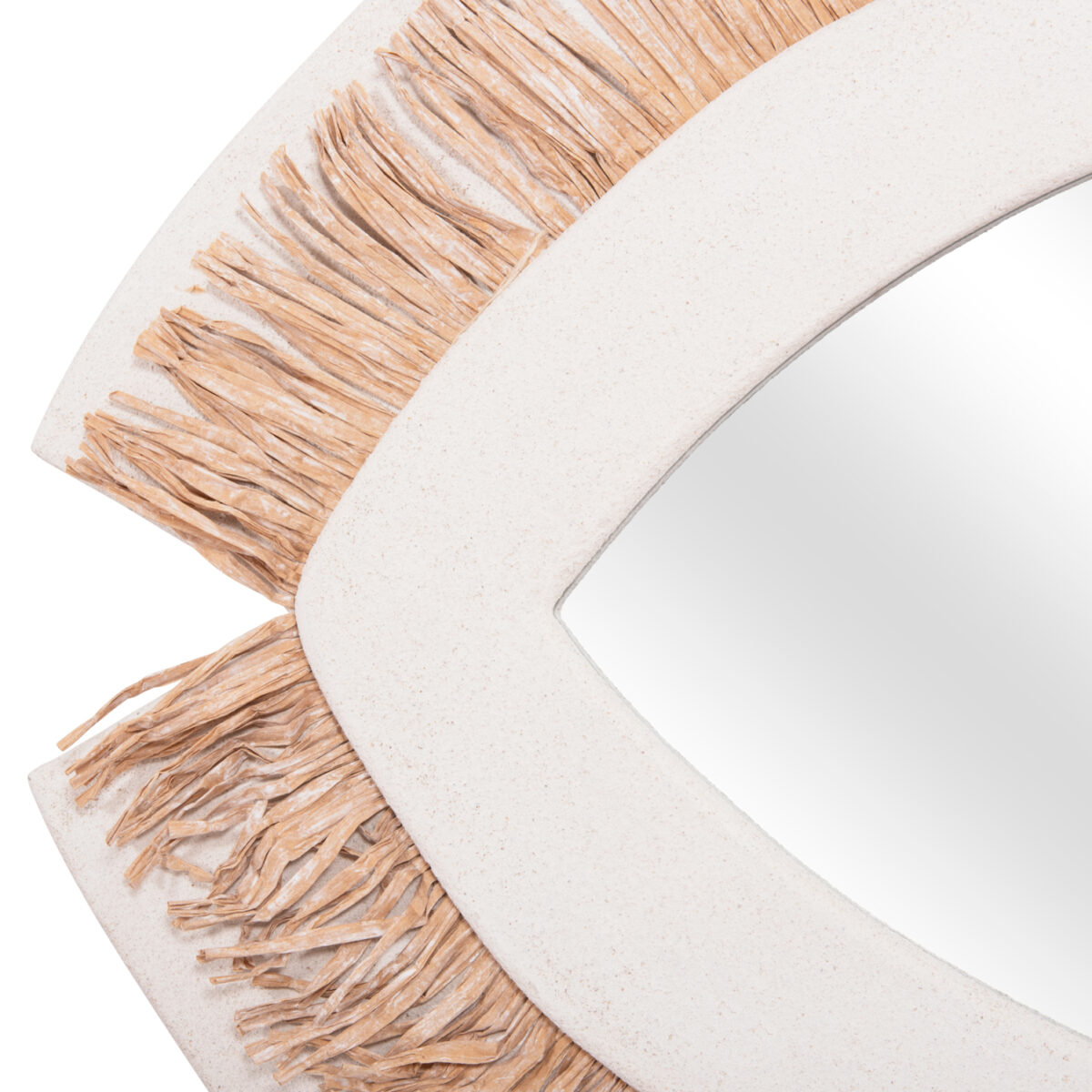 ΚΑΘΡΕΠΤΗΣ ΤΟΙΧΟΥ ΣΕΙΡΑ SANTORINI HM4529 MDF ΥΠΟΛΕΥΚΟ-ΔΙΑΚΟΣΜΗΣΗ ΣΕ ΜΠΕΖ 81x1,8x54Υεκ. - Image 4