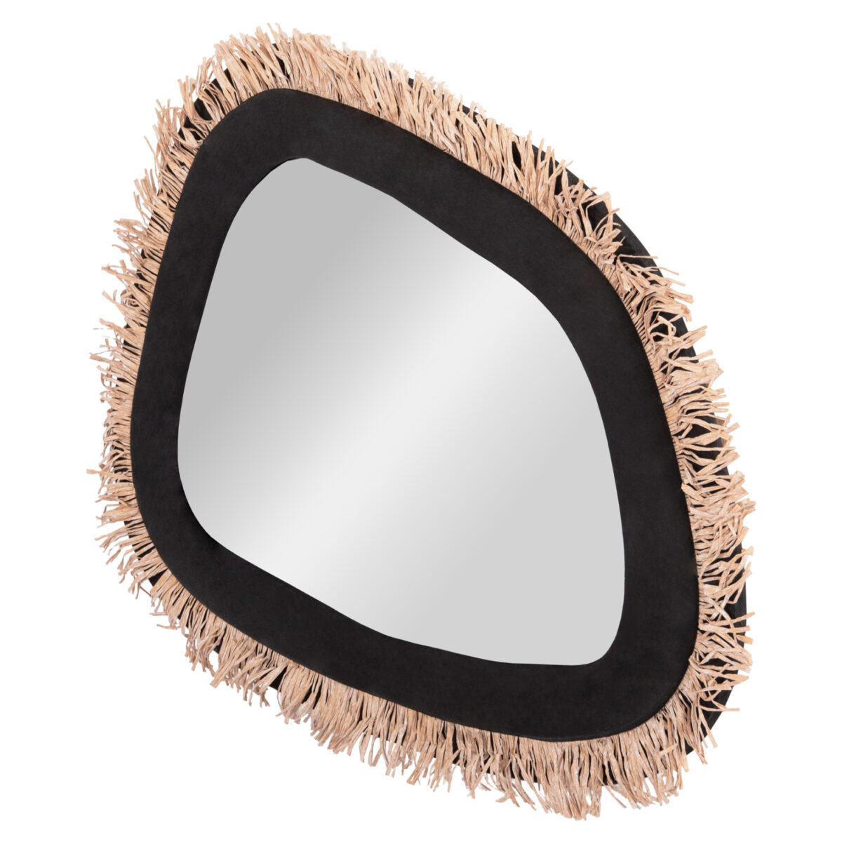 ΚΑΘΡΕΠΤΗΣ ΤΟΙΧΟΥ ΣΕΙΡΑ SANTORINI HM4530 MDF ΜΑΥΡΟ-ΔΙΑΚΟΣΜΗΣΗ ΣΕ ΜΠΕΖ 80x1,8x60Υεκ. - Image 3