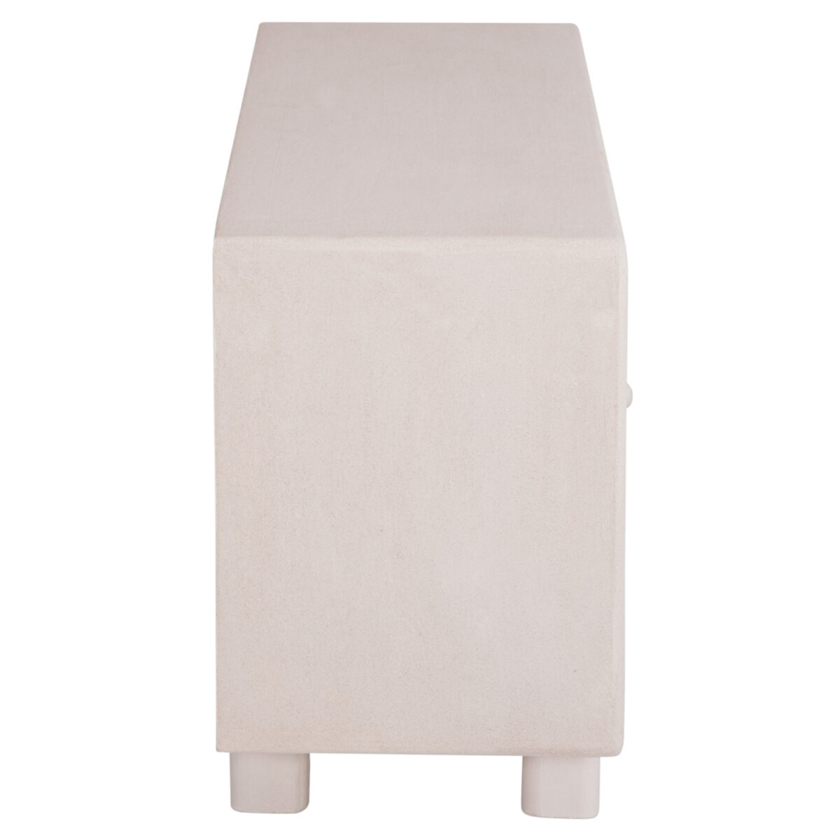 ΜΠΟΥΦΕΣ ΣΕΙΡΑ SANTORINI HM18068 MDF ΣΕ ΥΠΟΛΕΥΚΟ ΧΡΩΜΑ-3 ΠΟΡΤΕΣ 140x38x64Υεκ. - Image 4