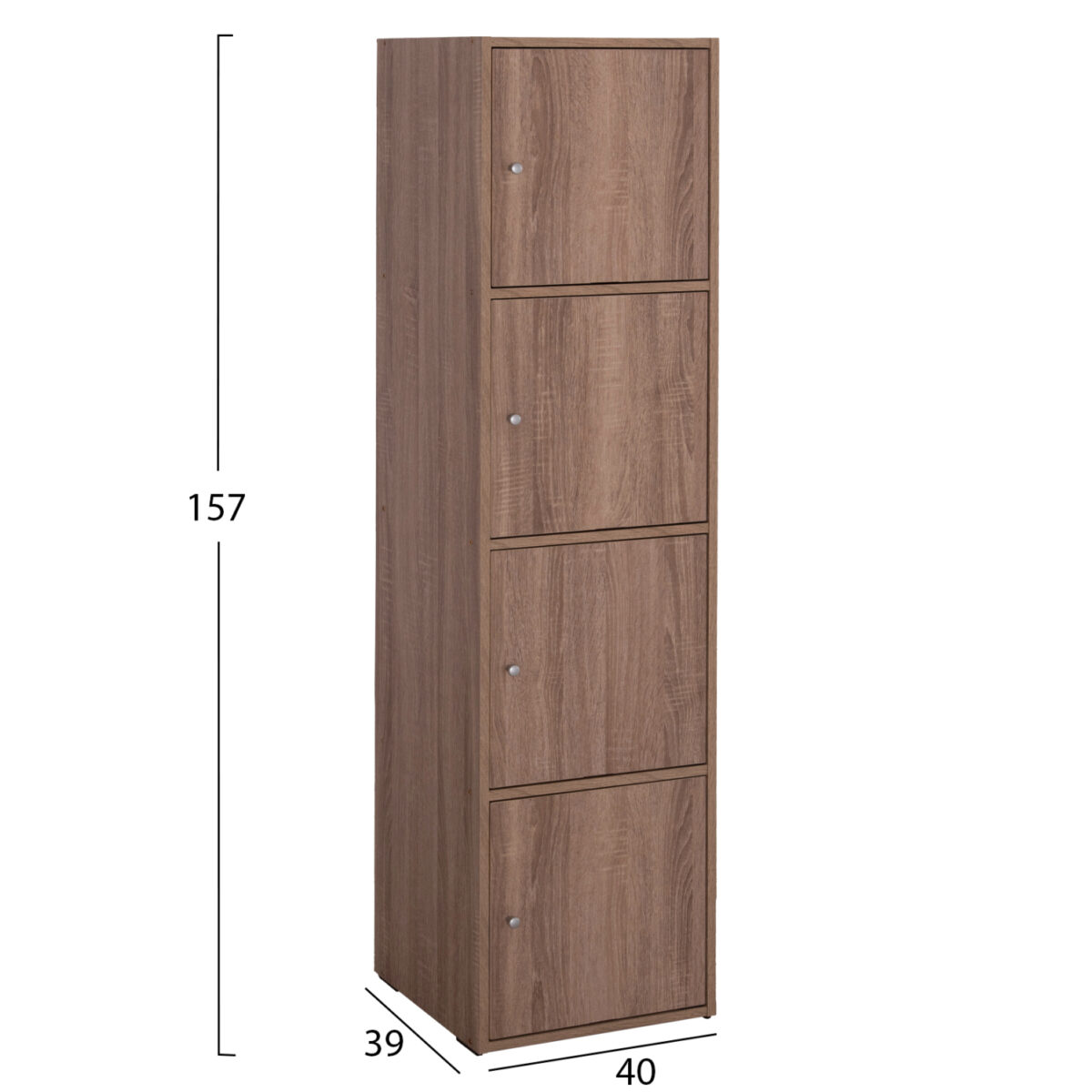 ΝΤΟΥΛΑΠΙ SORIANO HM9940.11 SONAMA OAK ΜΕΛΑΜΙΝΗ 40x39-41x157Υεκ. - Image 2