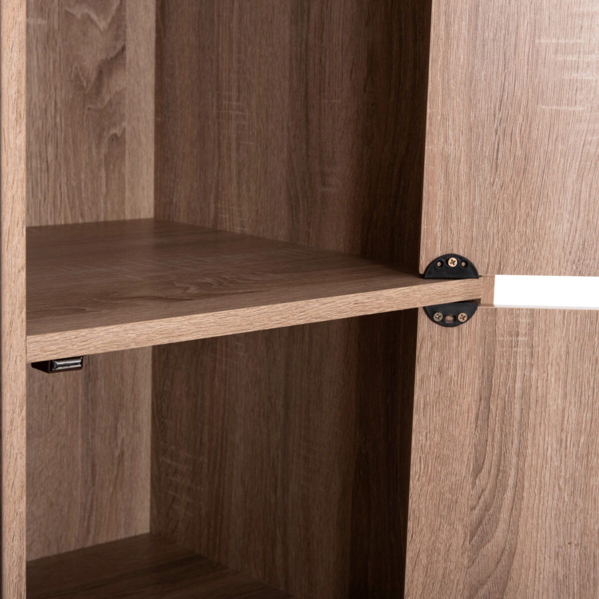 ΝΤΟΥΛΑΠΙ ΜΕ 4 ΑΠΟΘ.ΧΩΡΟΥΣ MATIN HM2479.02 SONAMA OAK ΜΕΛΑΜΙΝΗ 80x39,5x99,5Υεκ. - Image 8