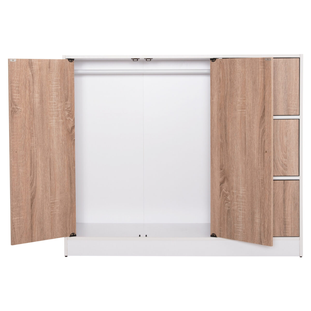 ΝΤΟΥΛΑΠΙ ΜΕ 4 ΑΠΟΘ.ΧΩΡΟΥΣ MATIN HM2480.01 SONAMA OAK-ΛΕΥΚΗ ΜΕΛΑΜΙΝΗ 117x39,5x99,5Υεκ - Image 6