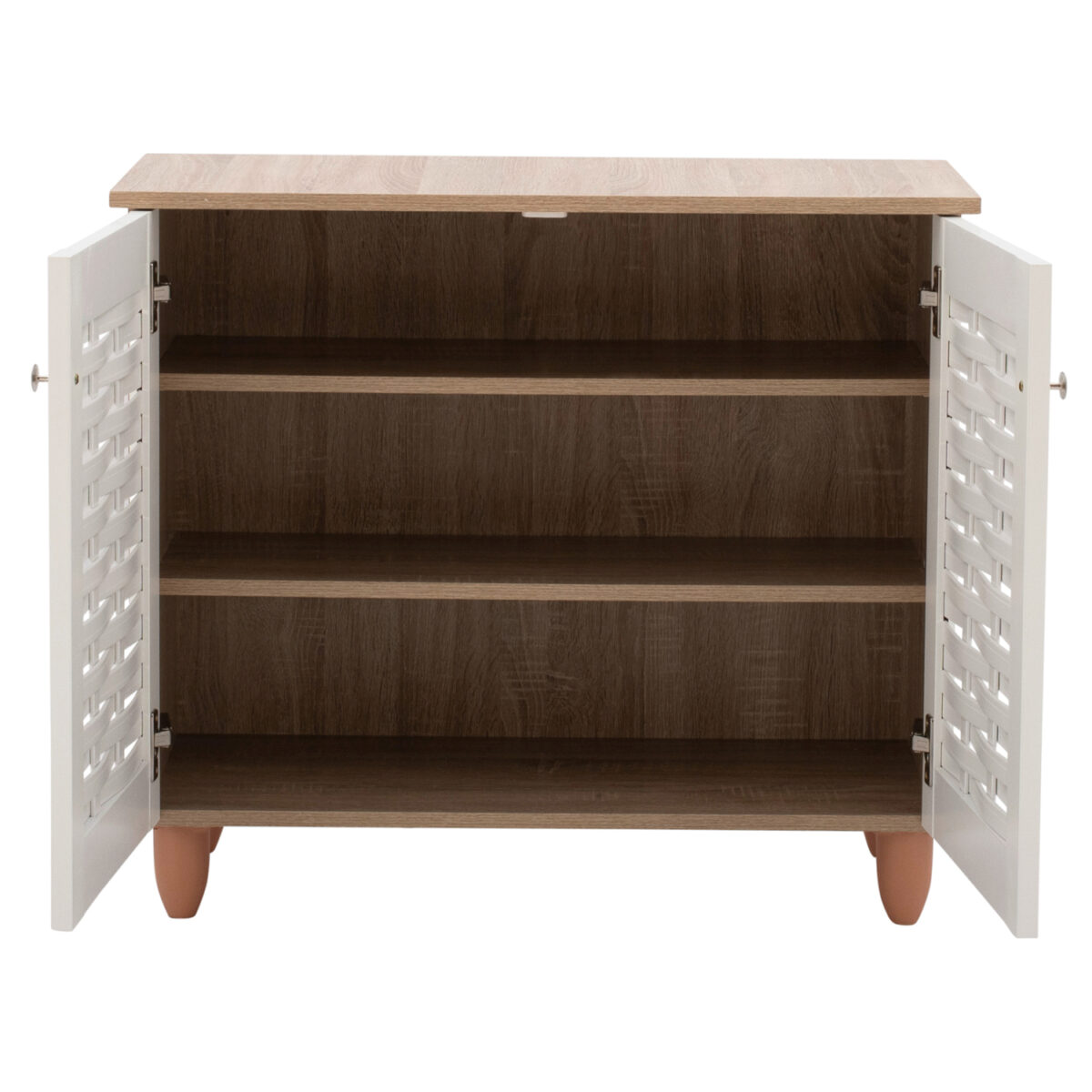 ΠΑΠΟΥΤΣΟΘΗΚΗ-ΝΤΟΥΛΑΠΙ ΞΥΛΙΝΗ HM2208.06 SONAMΑ ΛΕΥΚΗ 77Χ34Χ67,5 εκ. - Image 5