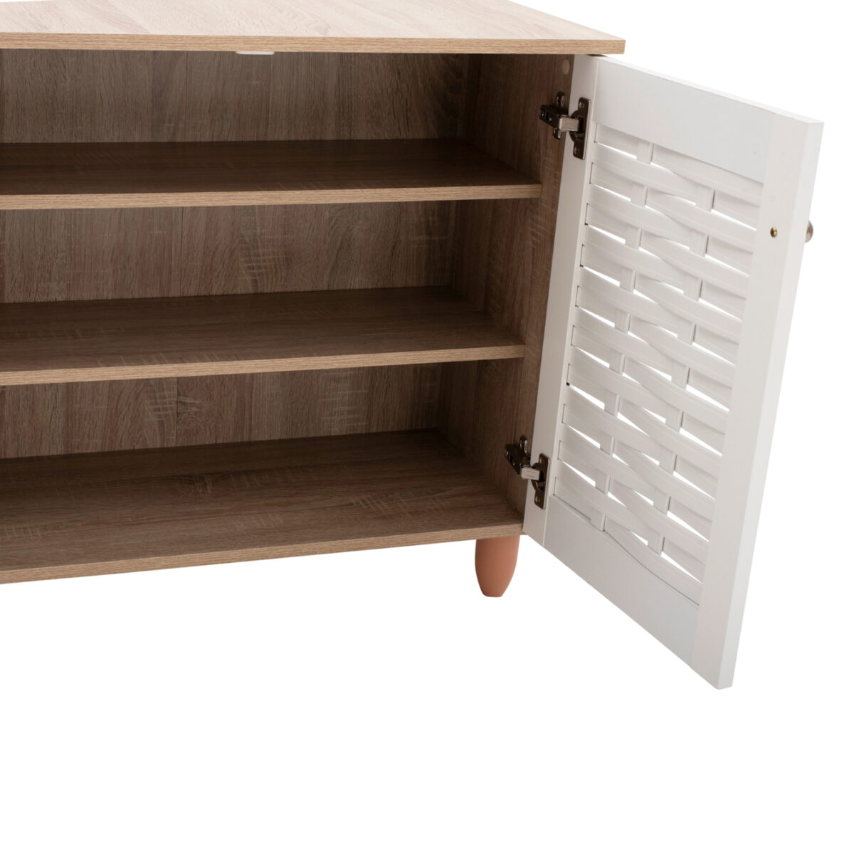 ΠΑΠΟΥΤΣΟΘΗΚΗ-ΝΤΟΥΛΑΠΙ ΞΥΛΙΝΗ HM2208.06 SONAMΑ ΛΕΥΚΗ 77Χ34Χ67,5 εκ. - Image 6