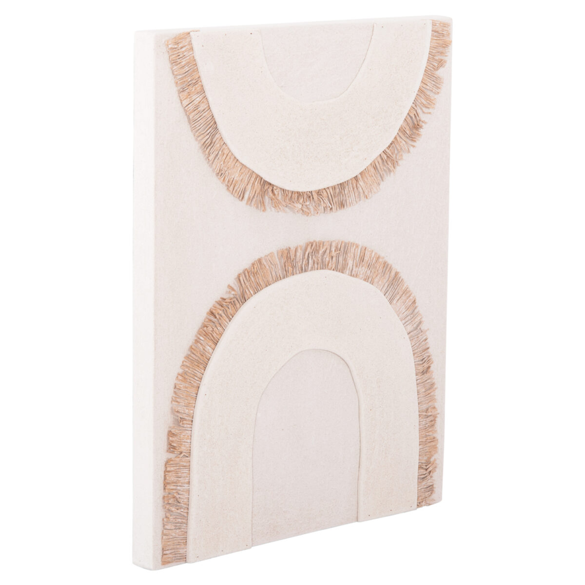 ΠΙΝΑΚΑΣ ΟΡΘΟΓΩΝΙΟΣ ΣΕΙΡΑ SANTORINI HM4535 MDF ΥΠΟΛΕΥΚΟ ΧΡΩΜΑ-ΔΙΑΚΟΣΜΗΣΗ ΜΠΕΖ 48x4,5(πάχος)x60Υεκ. - Image 3