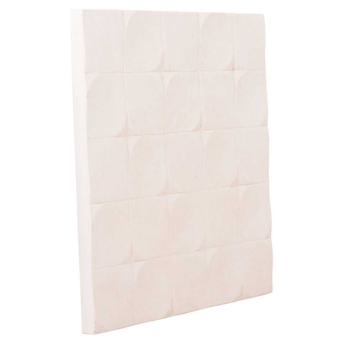 ΠΙΝΑΚΑΣ ΤΕΤΡΑΓΩΝΟΣ ΣΕΙΡΑ SANTORINI HM4516 MDF ΣΕ ΥΠΟΛΕΥΚΟ ΧΡΩΜΑ 80x4,5(πάχος)x80Υεκ. - Image 3