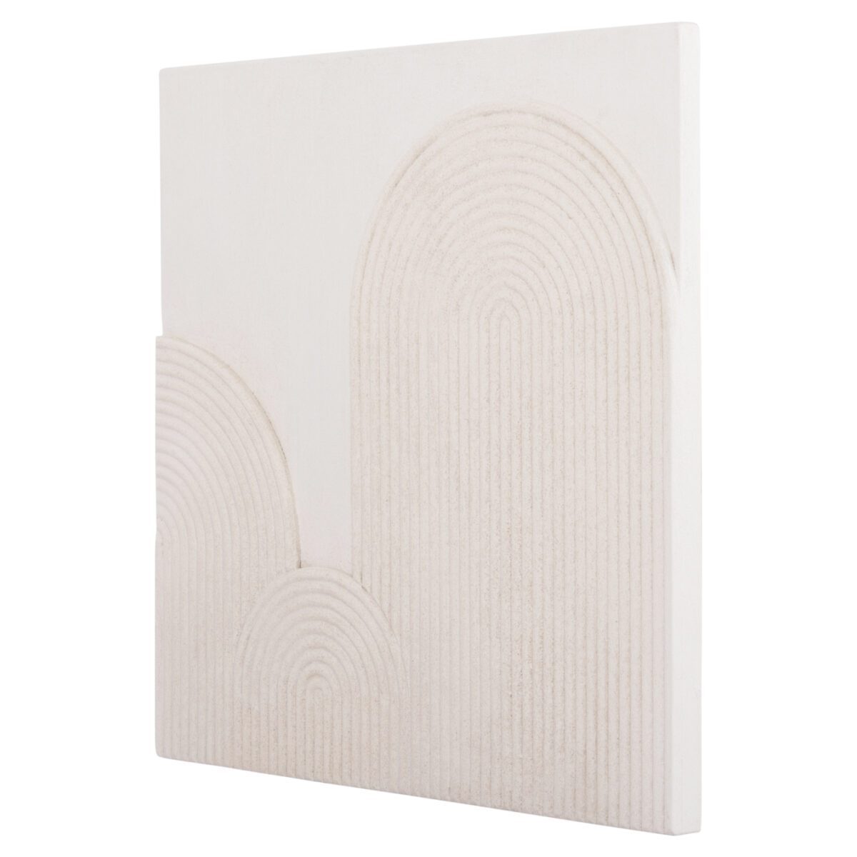 ΠΙΝΑΚΑΣ ΤΕΤΡΑΓΩΝΟΣ ΣΕΙΡΑ SANTORINI HM4517 MDF ΣΕ ΥΠΟΛΕΥΚΟ ΧΡΩΜΑ 80x4,5(πάχος)x80Υεκ. - Image 4