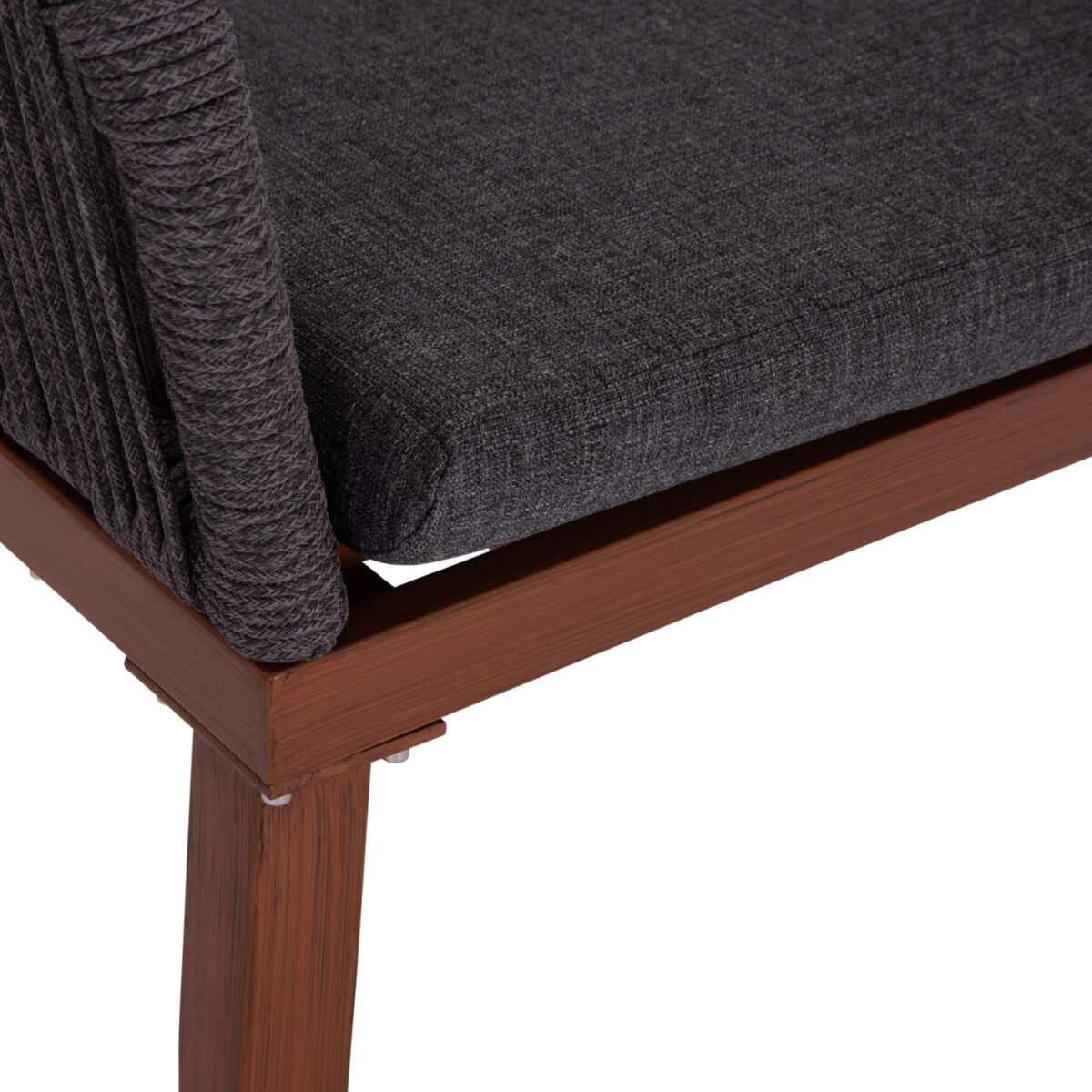 ΠΟΛΥΘΡΟΝΑ ΑΛΟΥΜΙΝΙΟΥ MYRTIA HM5549.11 ΜΕ ΣΧΟΙΝΙ ΓΚΡΙ ΚΑΙ ΚΑΡΥΔΙ ΠΟΔΙΑ 60x64x88Yεκ. - Image 8