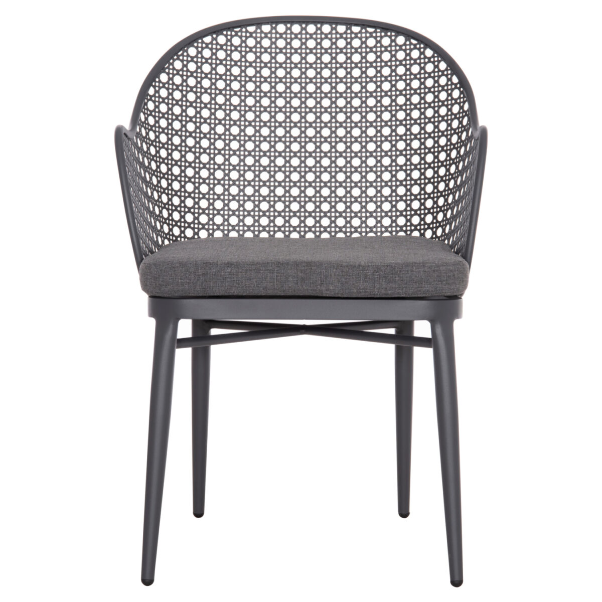 ΠΟΛΥΘΡΟΝΑ ΑΛΟΥΜΙΝΙΟΥ OREGO HM6268.01 ΣΚΕΛΕΤΟΣ & ΜΑΞΙΛΑΡΙ ΣΚΟΥΡΟ ΓΚΡΙ 56x59x81Υεκ. - Image 3