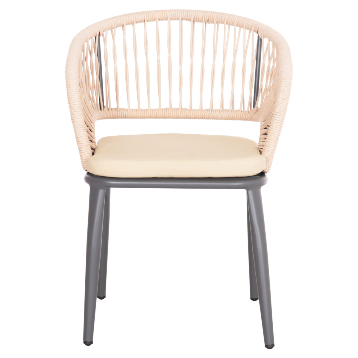 ΠΟΛΥΘΡΟΝΑ ΑΛΟΥΜΙΝΙΟΥ MAGNET HM6287.01 ΣΚΟΥΡΟ ΓΚΡΙ ΜΕ ΚΡΕΜ P.E.ΣΧΟΙΝΙ 59x61x81.5Υεκ - Image 3