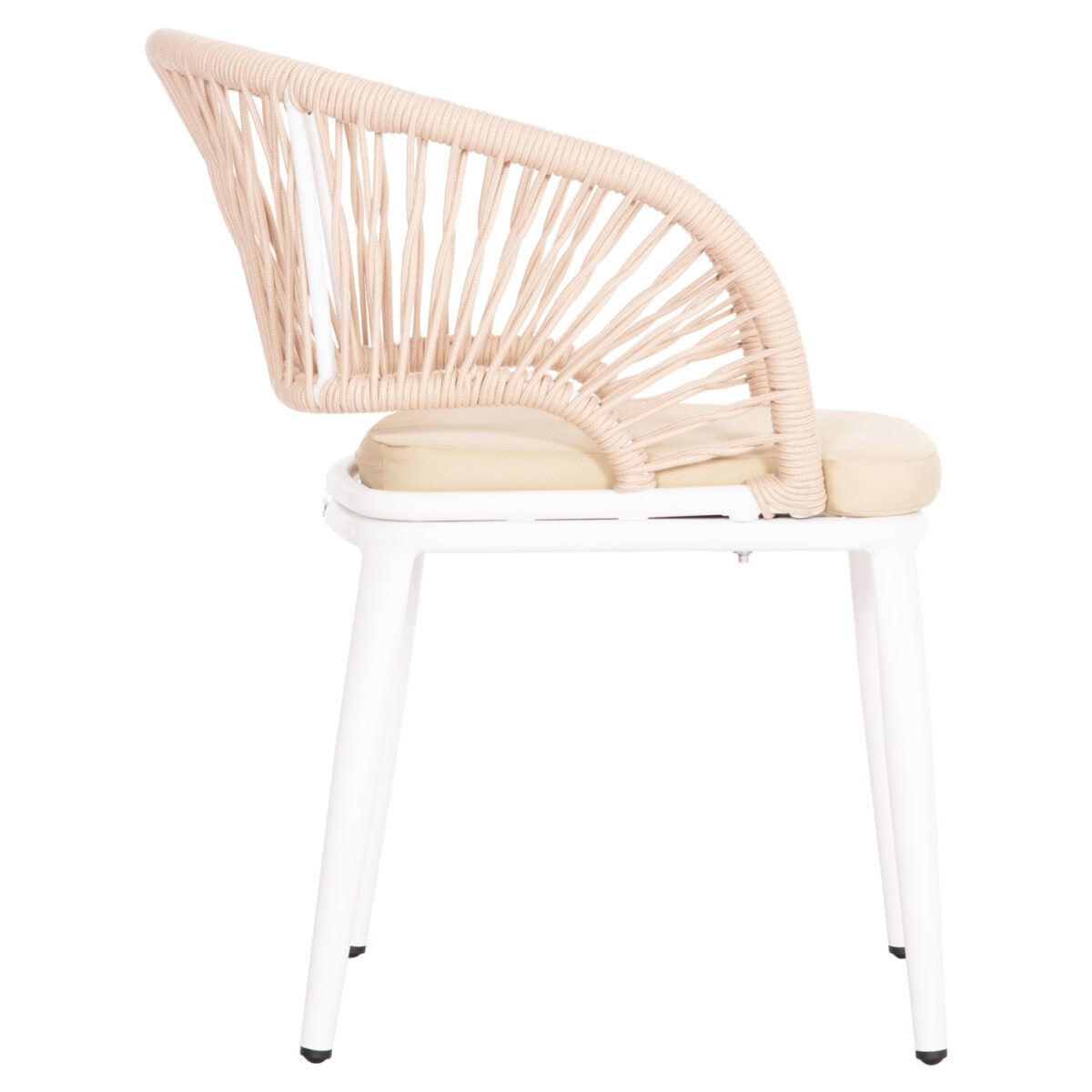 ΠΟΛΥΘΡΟΝΑ ΑΛΟΥΜΙΝΙΟΥ MAGNET HM6287.02 ΛΕΥΚΟ ΜΕ ΜΠΕΖ P.E.ΣΧΟΙΝΙ 59x61x81.5Υεκ - Image 4