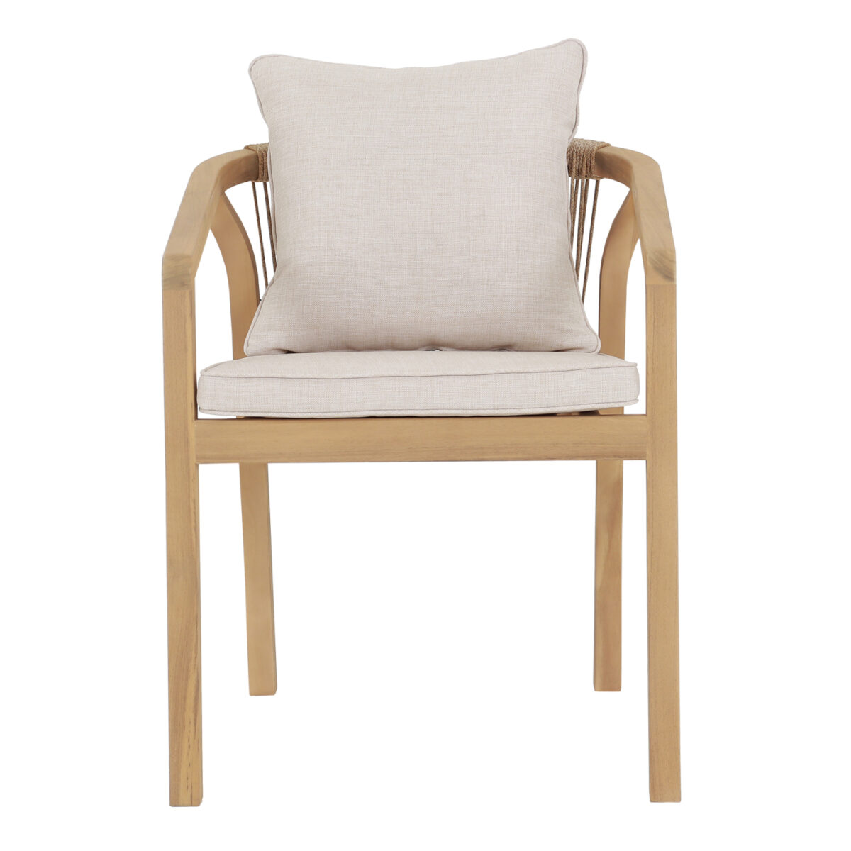 ΠΟΛΥΘΡΟΝΑ CONTREL HM6244.01 ΞΥΛΟ ΑΚΑΚΙΑΣ ΦΥΣΙΚΟ-ΣΧΟΙΝΙ & ΜΑΞΙΛΑΡΙΑ ΜΠΕΖ 58x60x74Υεκ. - Image 3