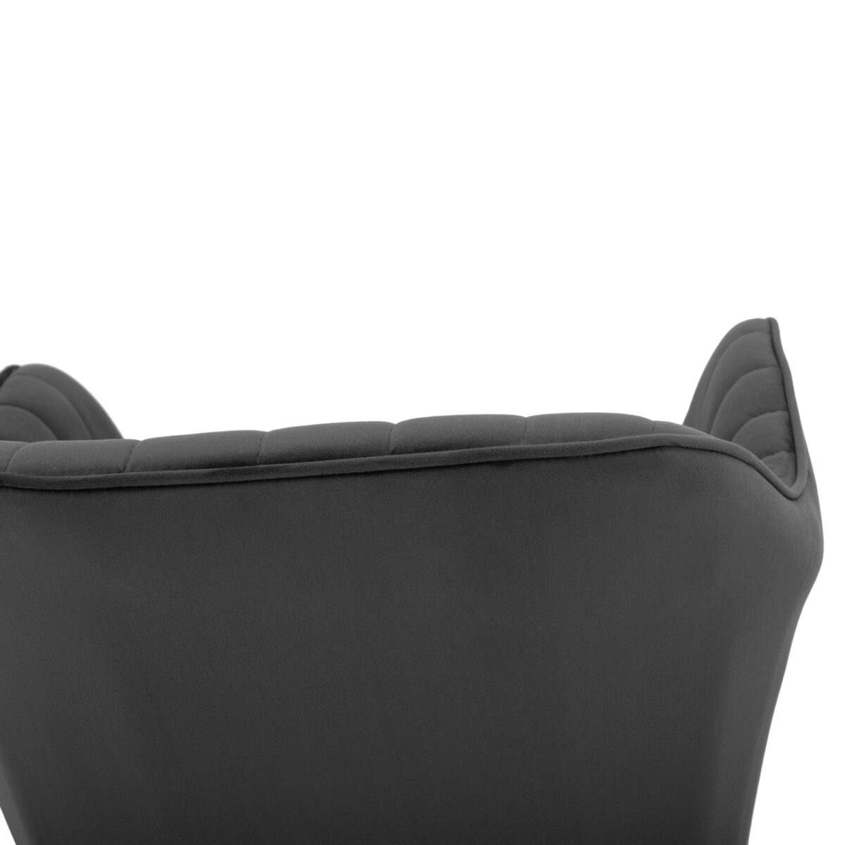 ΠΟΛΥΘΡΟΝΑΚΙ SAWYER ΒΕΛΟΥΔΟ ΓΚΡΙ ΜΕ ΜΑΥΡΑ ΠΟΔΙΑ HM8523.11 53x60x76Y εκ. - Image 8