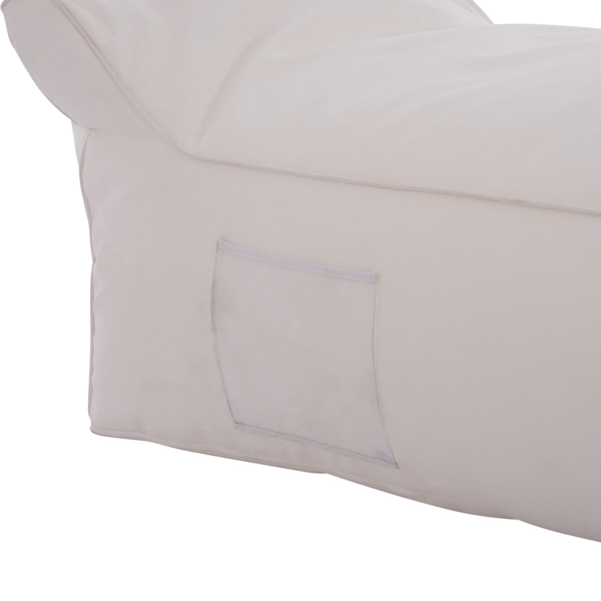 ΠΟΥΦ ΞΑΠΛΩΣΤΡΑ WADELIN HM5774.11 ΜΕ TEXTILINE ΛΕΥΚΟ 190x80x40-60Υ εκ. - Image 7