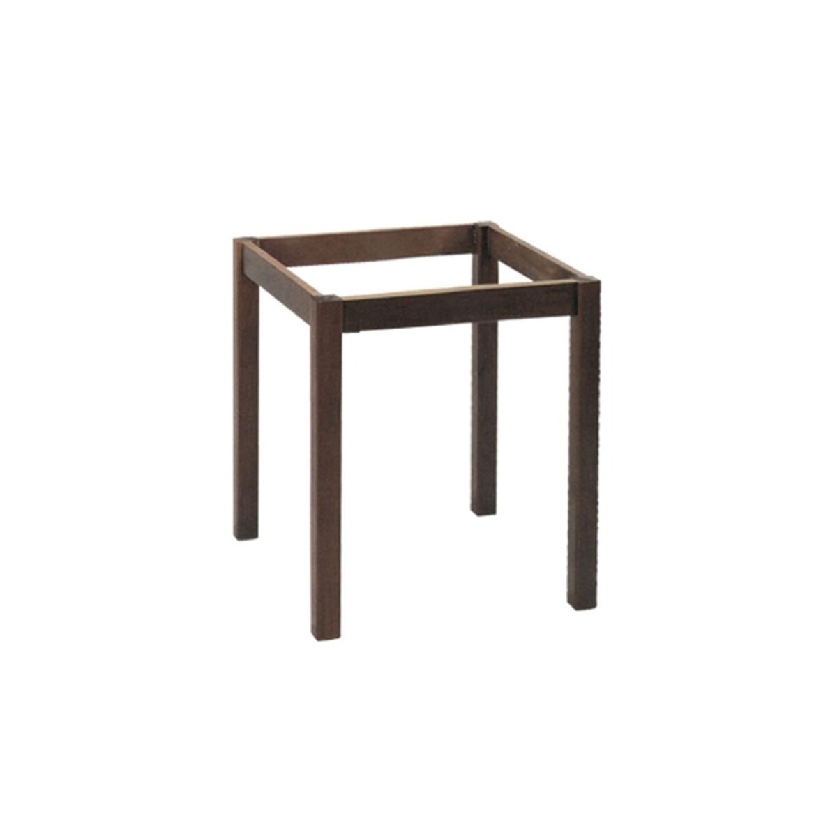 ΚΑΦΕΝΕΙΟΥ Βάση Τραπεζιού Οξιά Λυόμενη για Επιφάνεια 70x70cm, Βαφή Εμποτισμού Καρυδί - Image 2