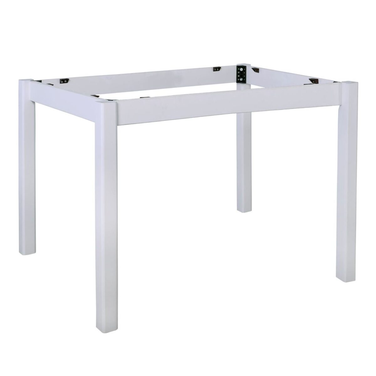 ΚΑΦΕΝΕΙΟΥ Βάση Τραπεζιού Οξιά Λυόμενη για Επιφάνεια 80x120cm Βαφή Εμποτισμού Λάκα Άσπρο - Image 2