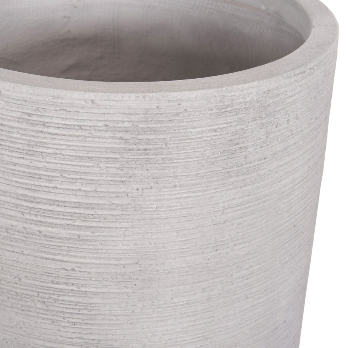 ΣΕΤ 3ΤΜΧ ΓΛΑΣΤΡΕΣ ΚΥΛΙΝΔΡΟΙ ΣΕΙΡΑ GARDENER HM4721 FIBERCLAY-ΧΡΩΜΑ CEMENT Φ42x78Υεκ - Image 8