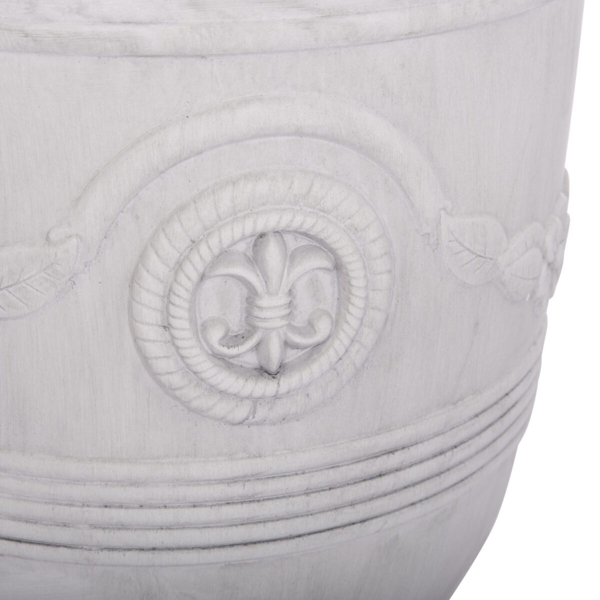 ΣΕΤ 3ΤΜΧ ΓΛΑΣΤΡΕΣ ΜΕ ΑΝΑΓΛΥΦΟ GARDENER HM4729 FIBERCLAY-ΣΕ ΥΠΟΛΕΥΚΟ Φ58x72.5Υεκ - Image 8