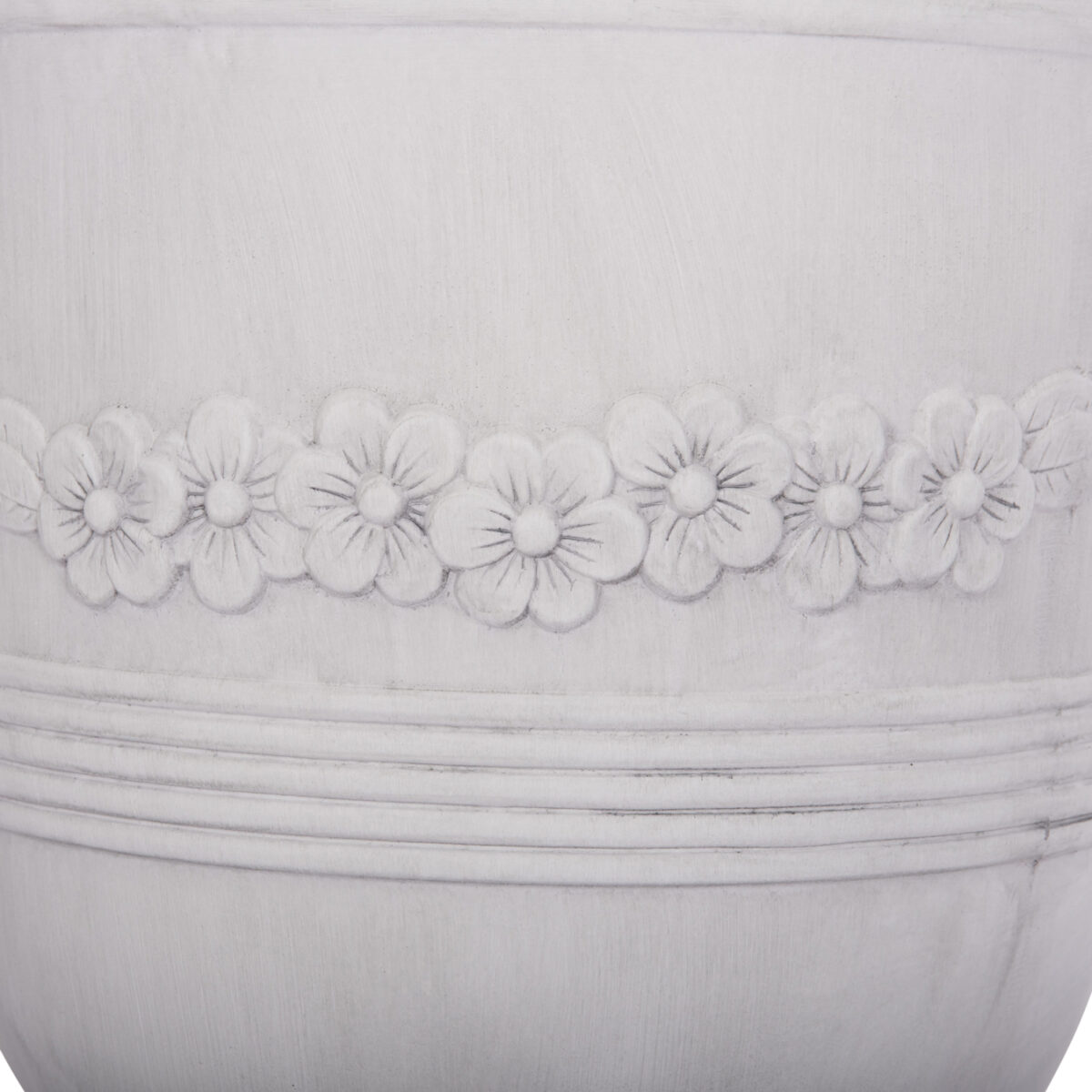 ΣΕΤ 3ΤΜΧ ΓΛΑΣΤΡΕΣ ΜΕ ΑΝΑΓΛΥΦΟ GARDENER HM4729 FIBERCLAY-ΣΕ ΥΠΟΛΕΥΚΟ Φ58x72.5Υεκ - Image 9