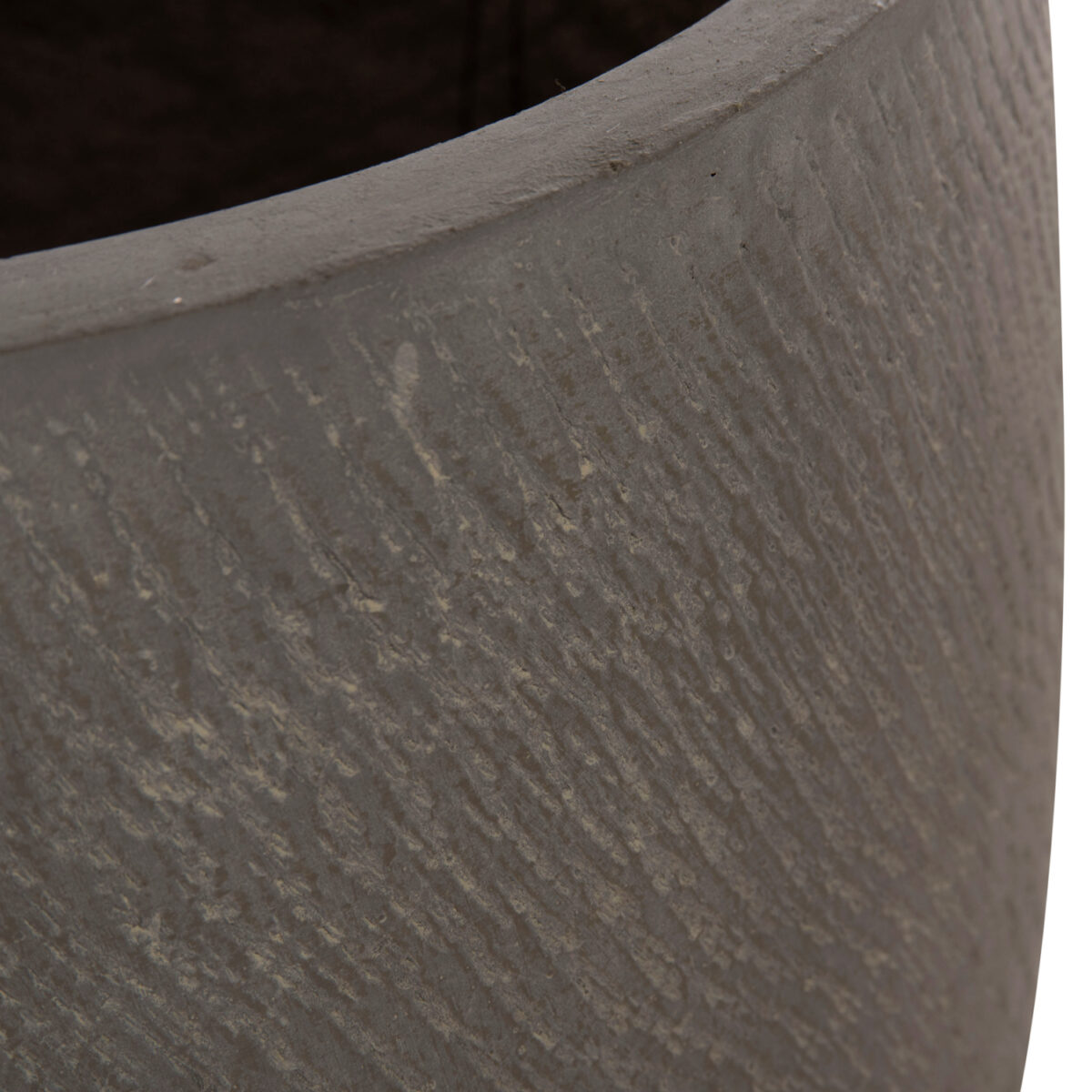 ΣΕΤ 4ΤΜΧ ΓΛΑΣΤΡΕΣ ΣΤΡΟΓΓΥΛΕΣ GARDENER HM4726 FIBERCLAY ΓΚΡΙΖΟΠΡΑΣΙΝΟ Φ52x55Υεκ - Image 9