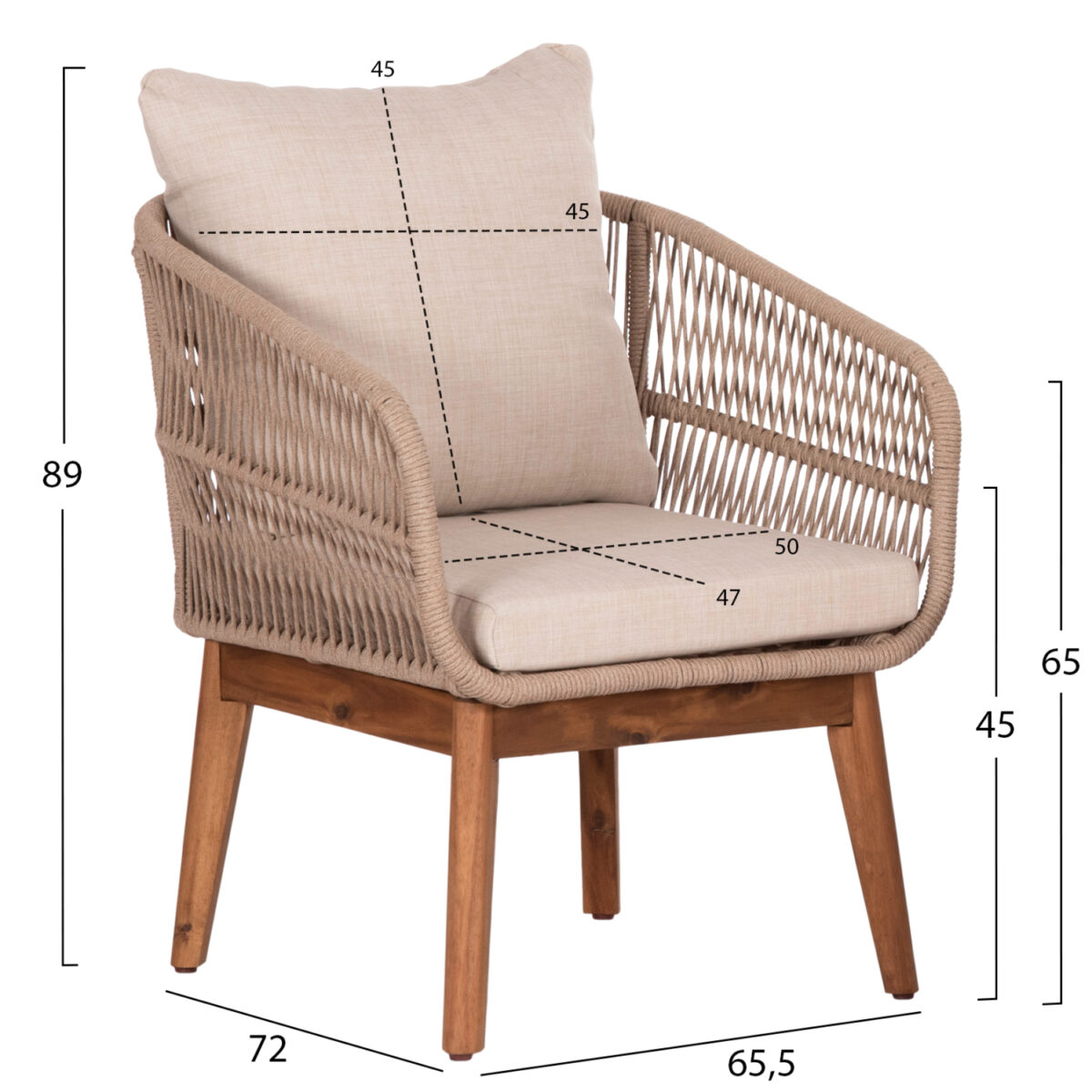 ΣΕΤ ΕΞΩΤΕΡΙΚΟΥ ΧΩΡΟΥ 3ΤΜΧ RUTH HM6229 ΞΥΛΟ ΑΚΑΚΙΑΣ--ΣΧΟΙΝΙ-ΜΕΤΑΛΛΟ-ΜΑΞΙΛΑΡΙΑ ΜΠΕΖ - Image 2