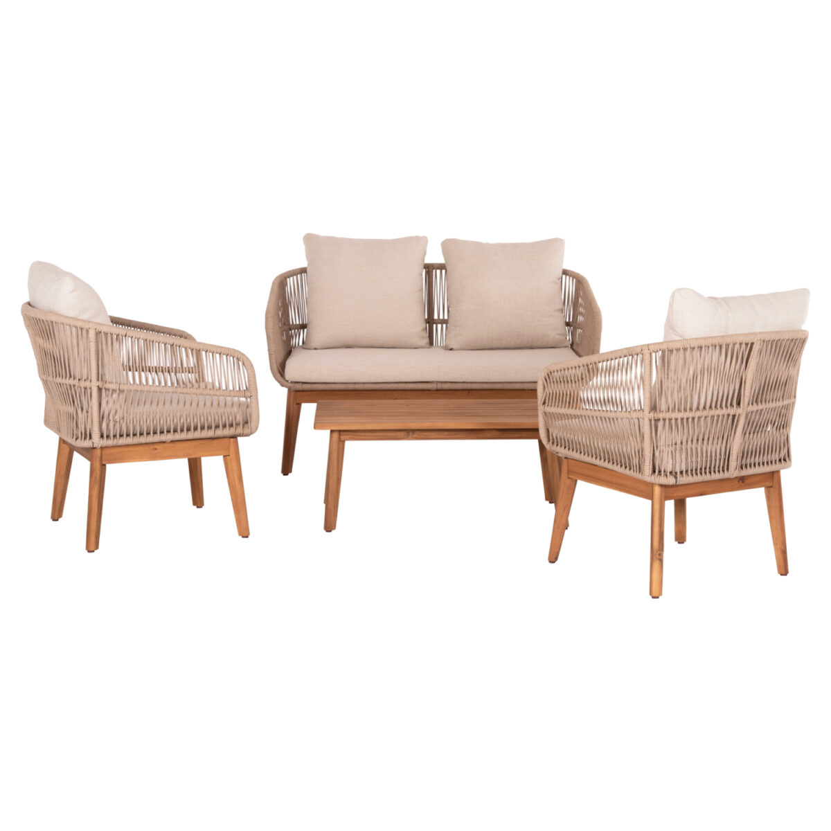 ΣΕΤ ΣΑΛΟΝΙ ΕΞ.ΧΩΡΟΥ 4ΤΜΧ FRANKY HM6231 ΞΥΛΟ ΑΚΑΚΙΑΣ-ΜΕΤΑΛΛΟ-ΣΧΟΙΝΙ - Image 5