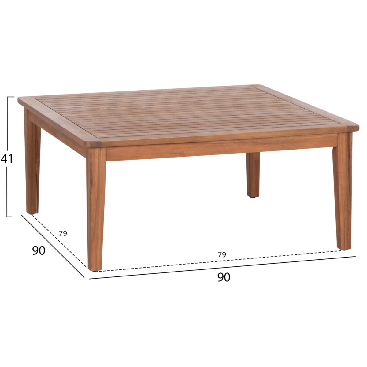 ΣΕΤ ΣΑΛΟΝΙ ΓΩΝΙΑ ΕΞ. ΧΩΡΟΥ 3ΤΜΧ SANJI HM6223 ΞΥΛΟ ΑΚΑΚΙΑΣ-ΑΛΟΥΜΙΝΙΟ-ΣΧΟΙΝΙ - Image 3