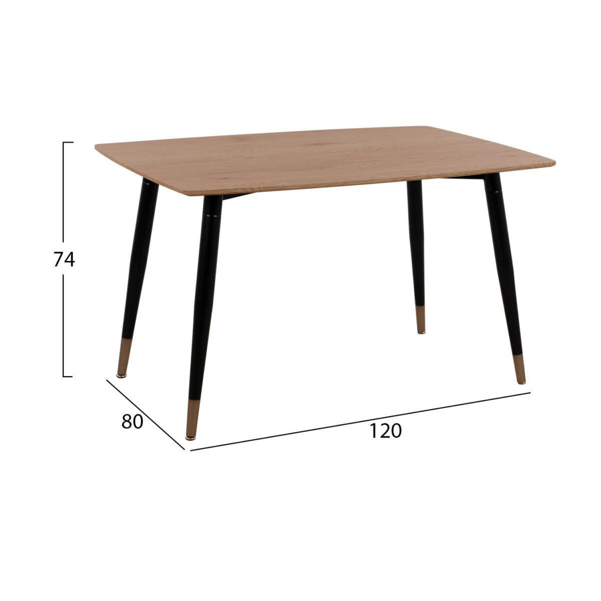 set-trapezarias-5tmch-fb91119609-mdf-top-1 ΣΕΤ ΤΡΑΠΕΖΑΡΙΑΣ 5ΤΜΧ ALIZA HM11196.09 MDF TOP-ΒΕΛΟΥΔΟ & ΜΕΤΑΛΛΟ ΣΕ ΜΑΥΡΟ - Image 2