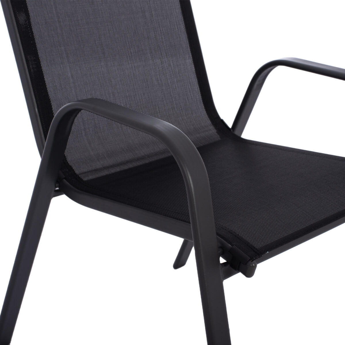 set-trapezarias-exchoroy-fb9519313-trape-5 ΣΕΤ ΤΡΑΠΕΖΑΡΙΑΣ 5ΤΜΧ HM5193.13 ΜΕΤΑΛΛΙΚO ΜΕ 4 ΚΑΡΕΚΛΕΣ & ΤΡΑΠΕΖΙ 110x60 ΜΑΥΡΟ - Image 6