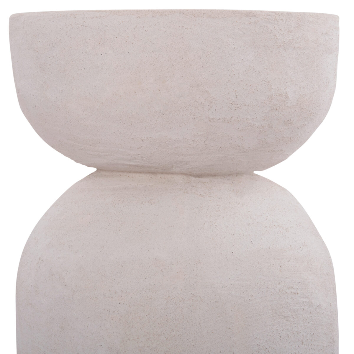 ΣΚΑΜΠΟ ΣΕΙΡΑ SANTORINI HM18041 ΠΟΛΥΡΗΤΙΝΗ ΣΕ ΥΠΟΛΕΥΚΟ Φ30,5x46Υεκ - Image 5