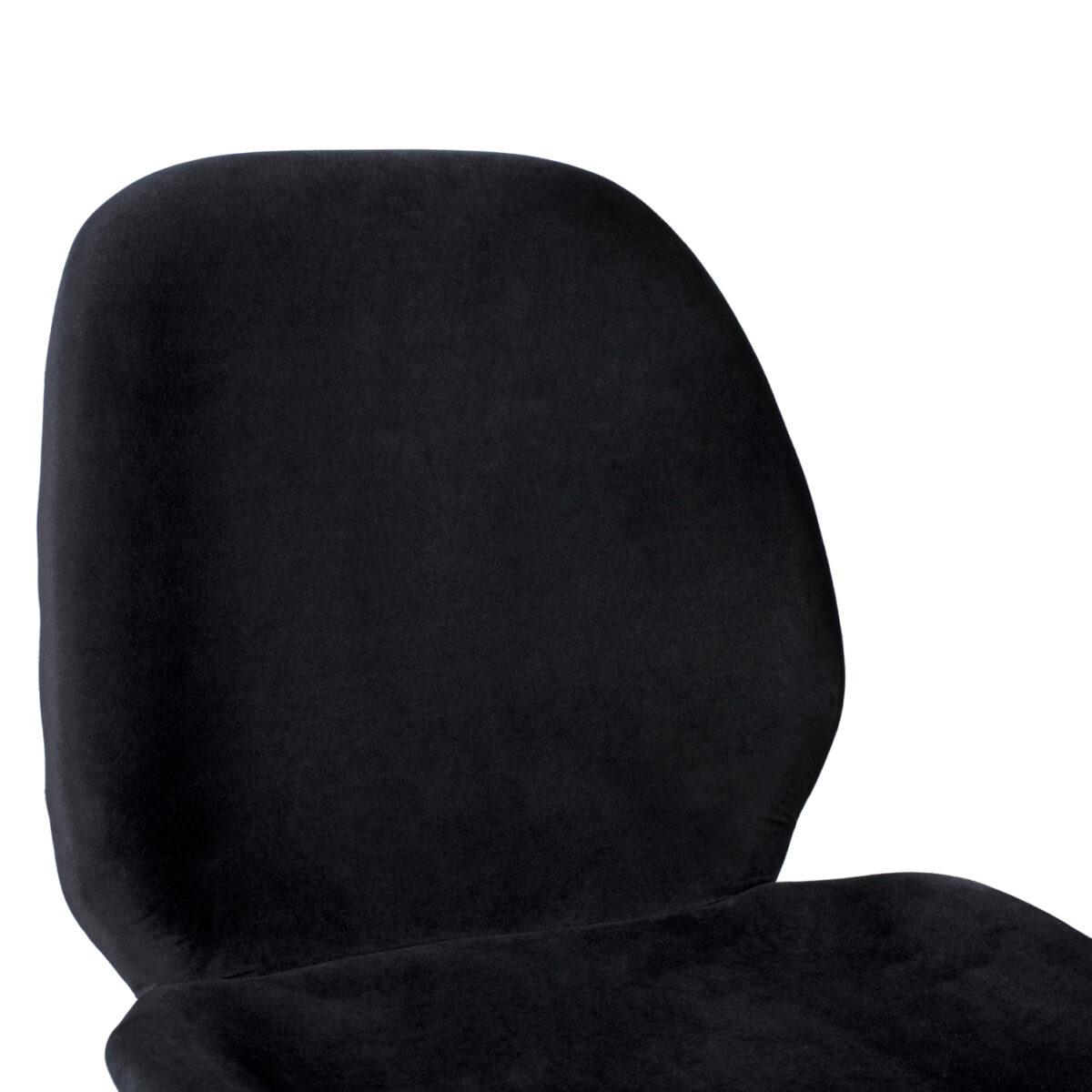 ΣΚΑΜΠΟ ΜΕΣΑΙΟΥ ΥΨΟΥΣ NORA HM8524.04 ΒΕΛΟΥΔΟ ΜΑΥΡΟ & ΧΡΥΣΟ ΜΕΤΑΛΛΙΚΟ ΣΚΕΛΕΤΟ 48x61x103Υ εκ. - Image 7